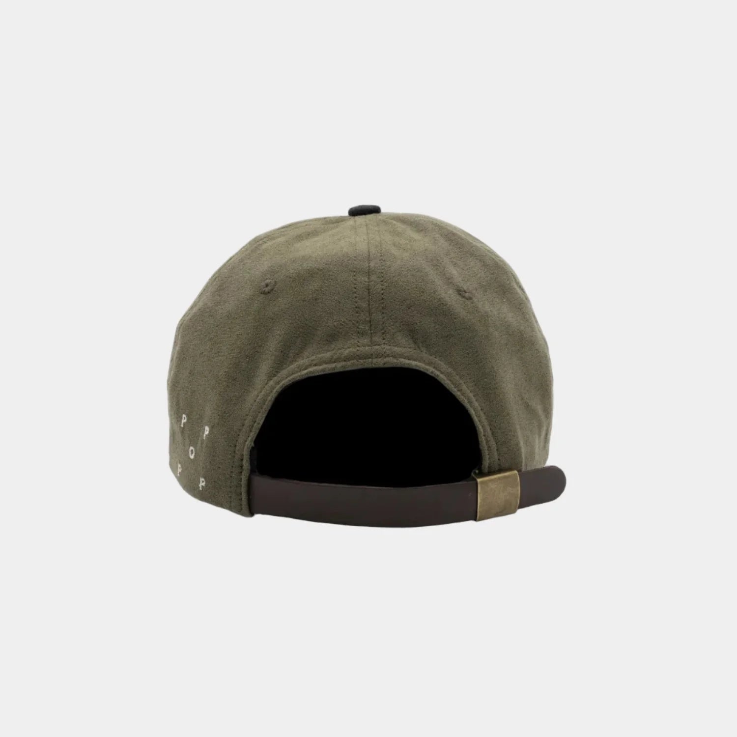 Pop Trading Company O Six Panel Hat - Olive/Black