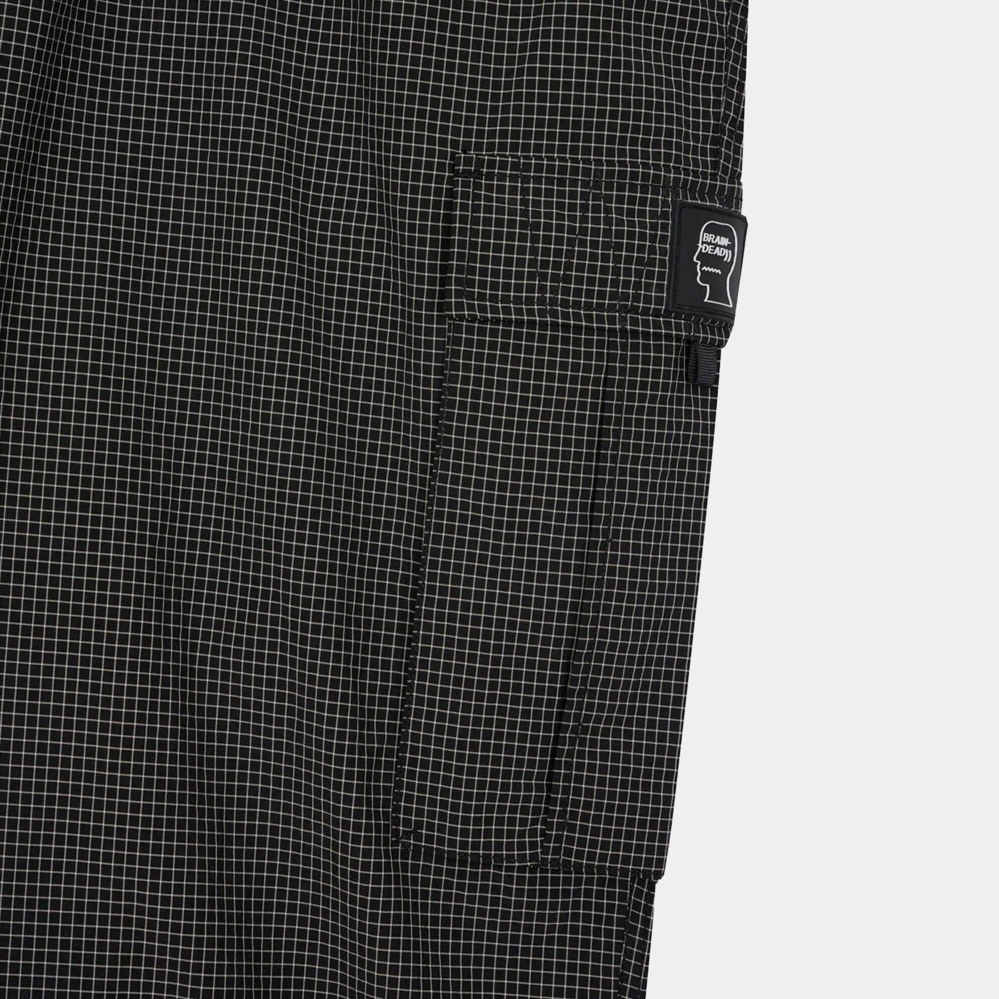 Brain Dead Gridded Ripstop Flight Pant - Black - Never Never