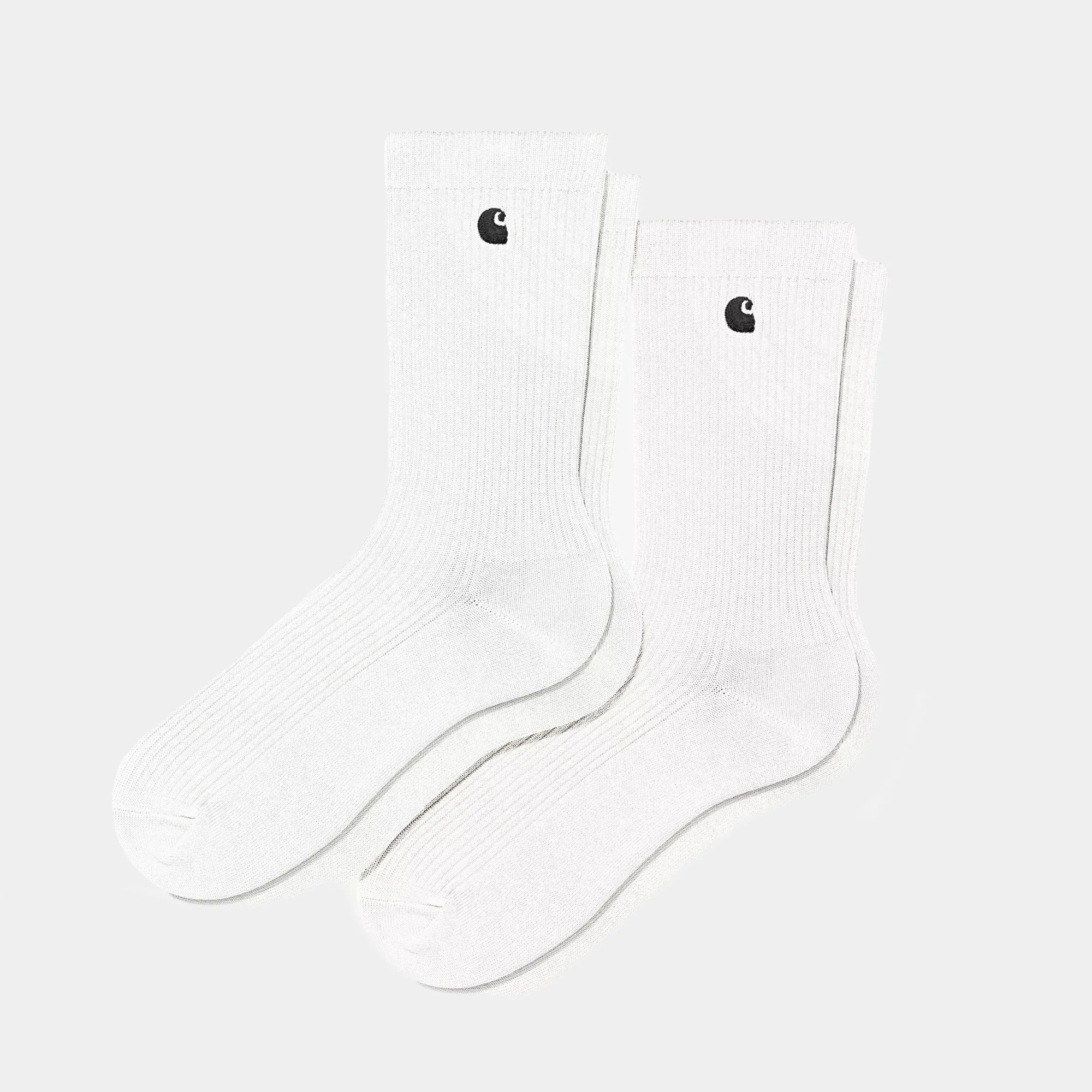 Carhartt WIP Madison 2-Pack Socks - White/Black