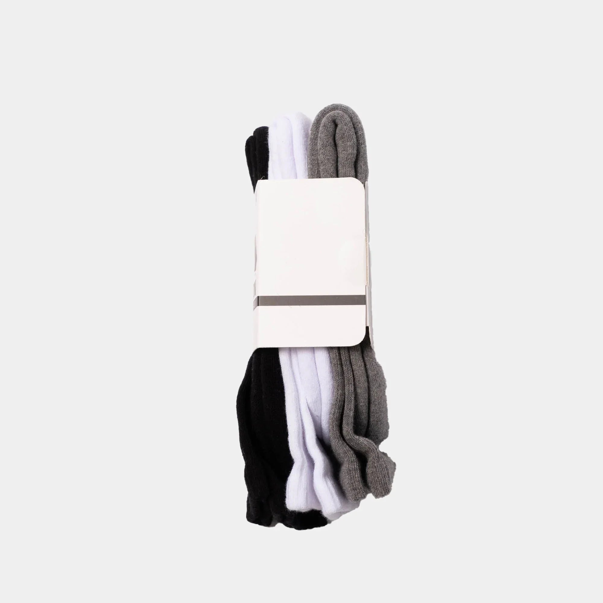 Salomon Everyday Crew 3-Pack Socks - Black/White/Med Grey Melange