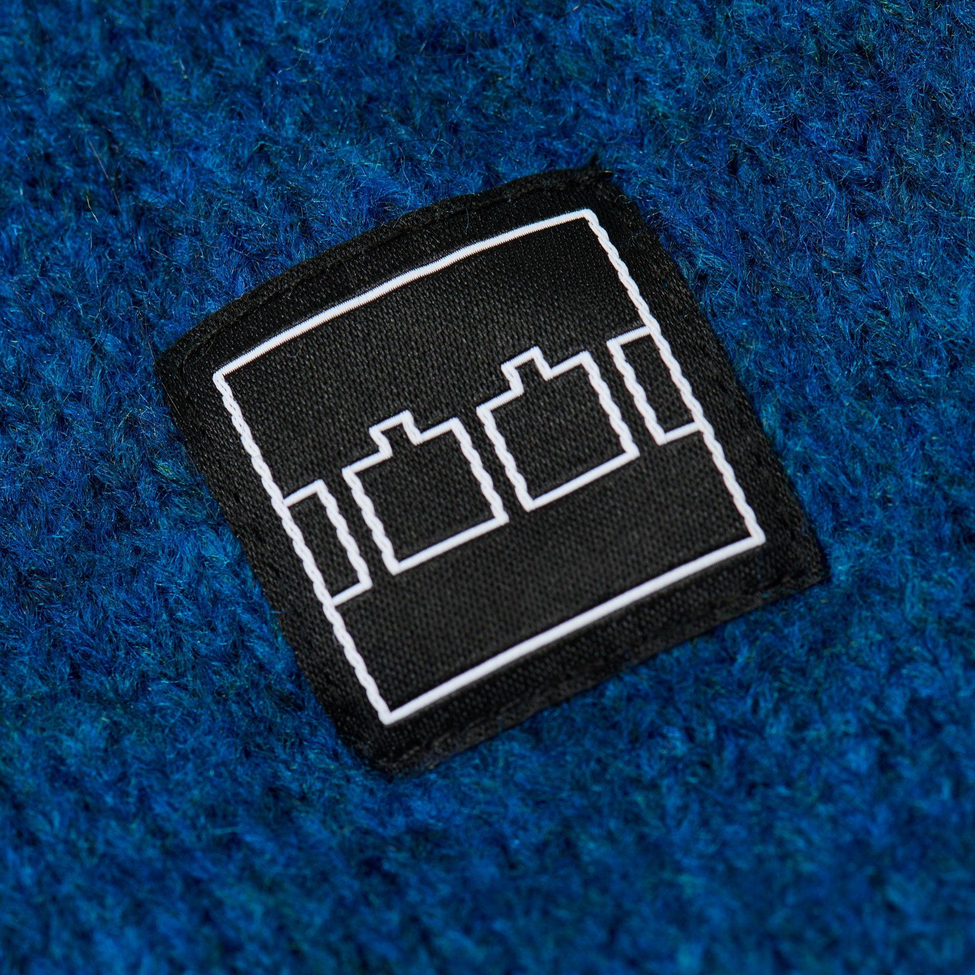 The Trilogy Tapes TTT Knitted Cardigan - Blue - Never Never
