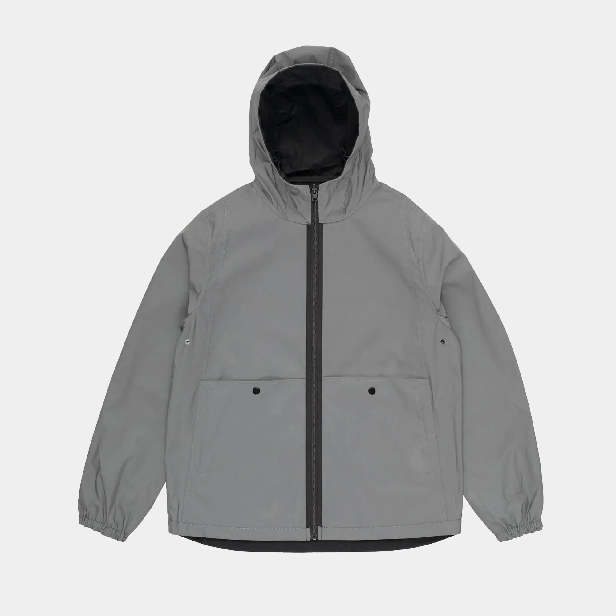 Pop Trading Company Reversible Tech Jacket - Anthracite/Reflective