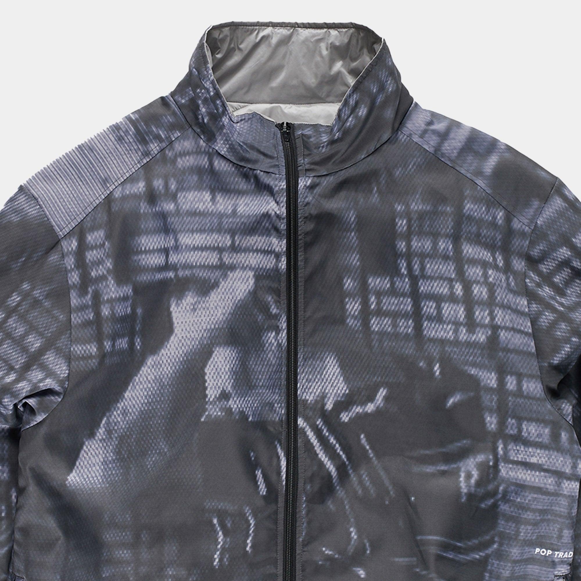 Pop Trading Company Adam Reversible Jacket - Silver - Never Never