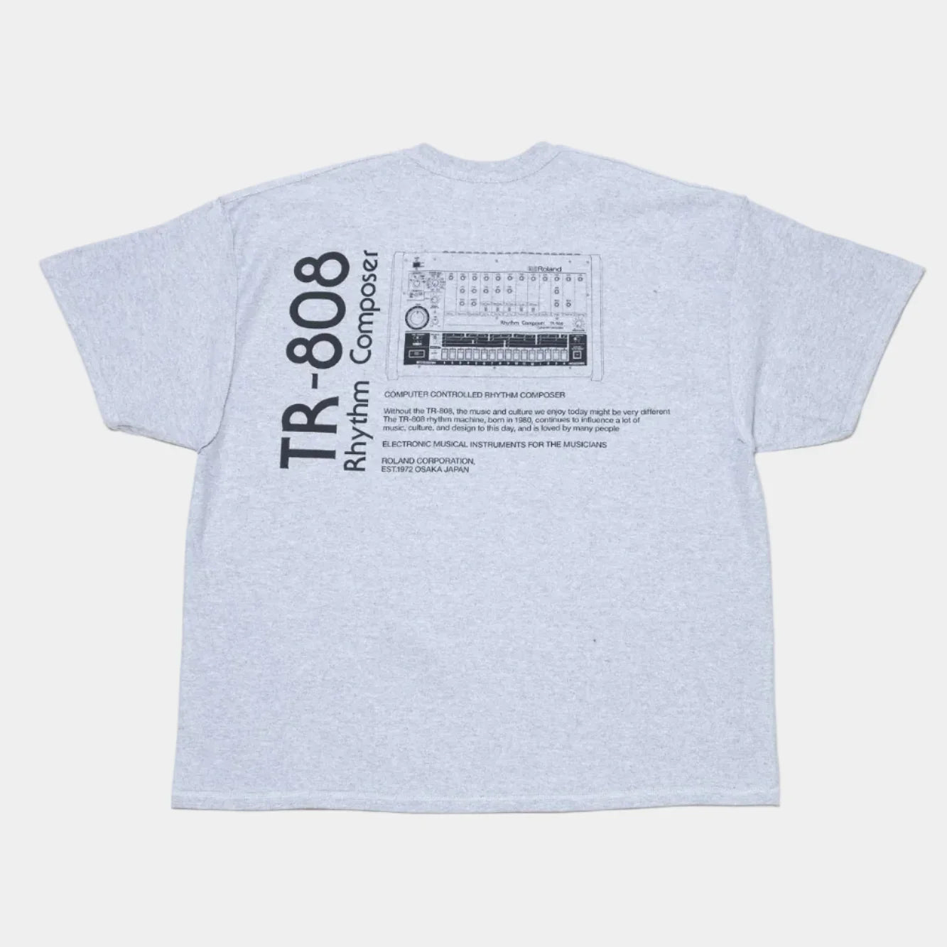 is-ness x Roland TR-808 Tee - Grey