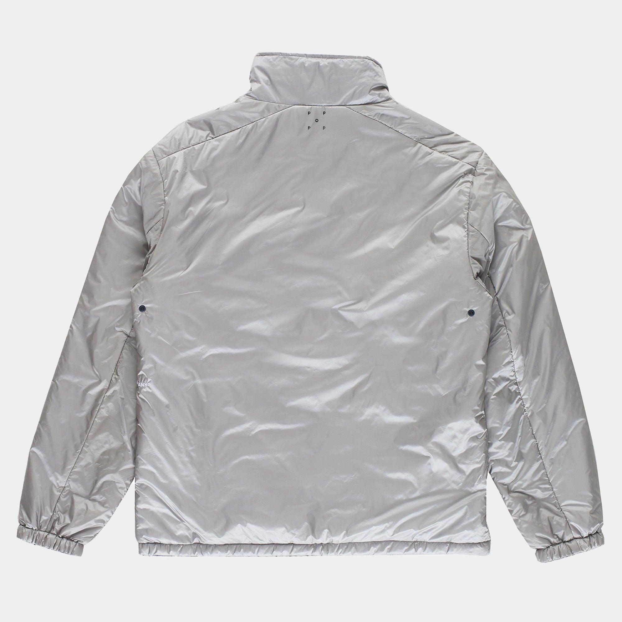 Pop Trading Company Adam Reversible Jacket - Silver - Never Never