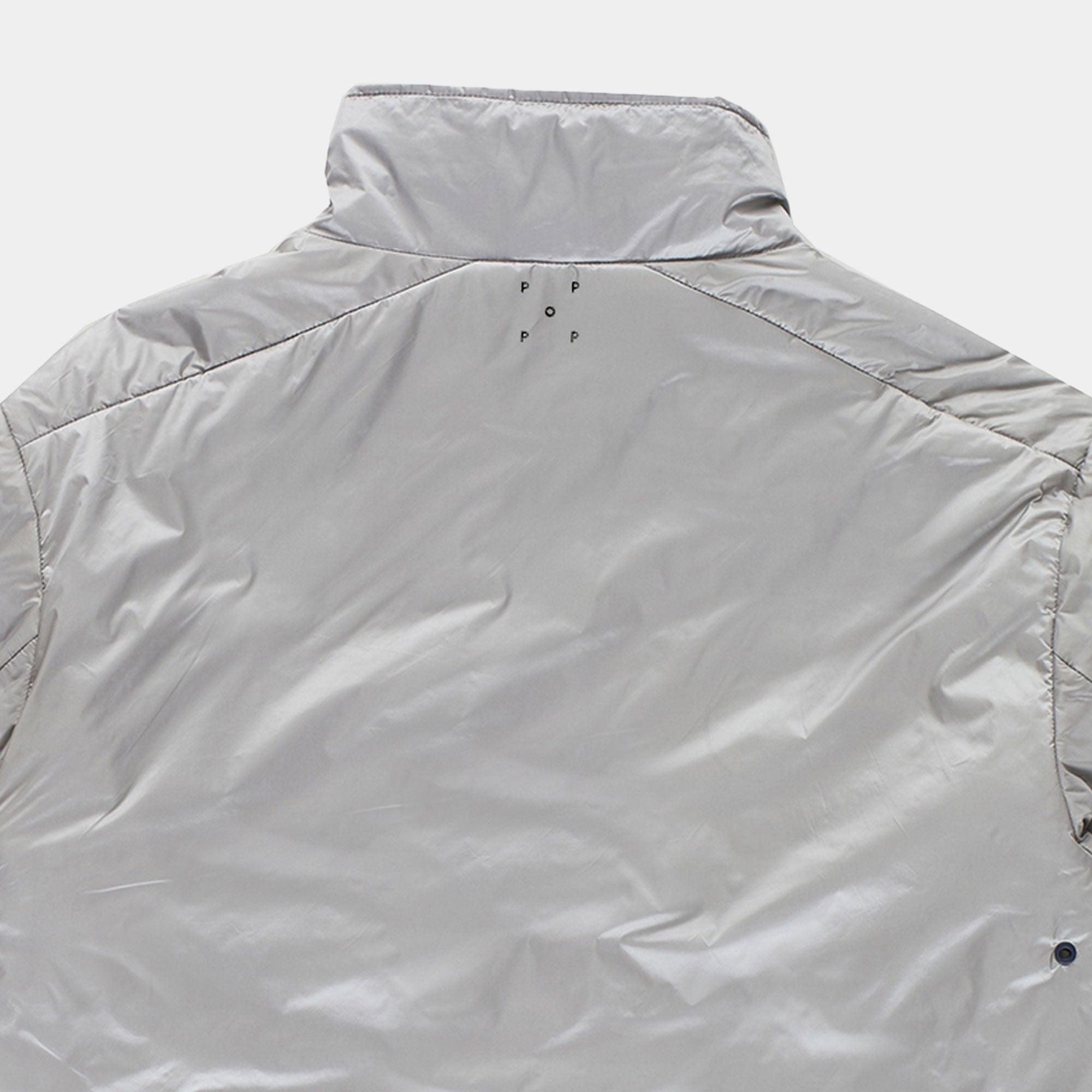 Pop Trading Company Adam Reversible Jacket - Silver - Never Never