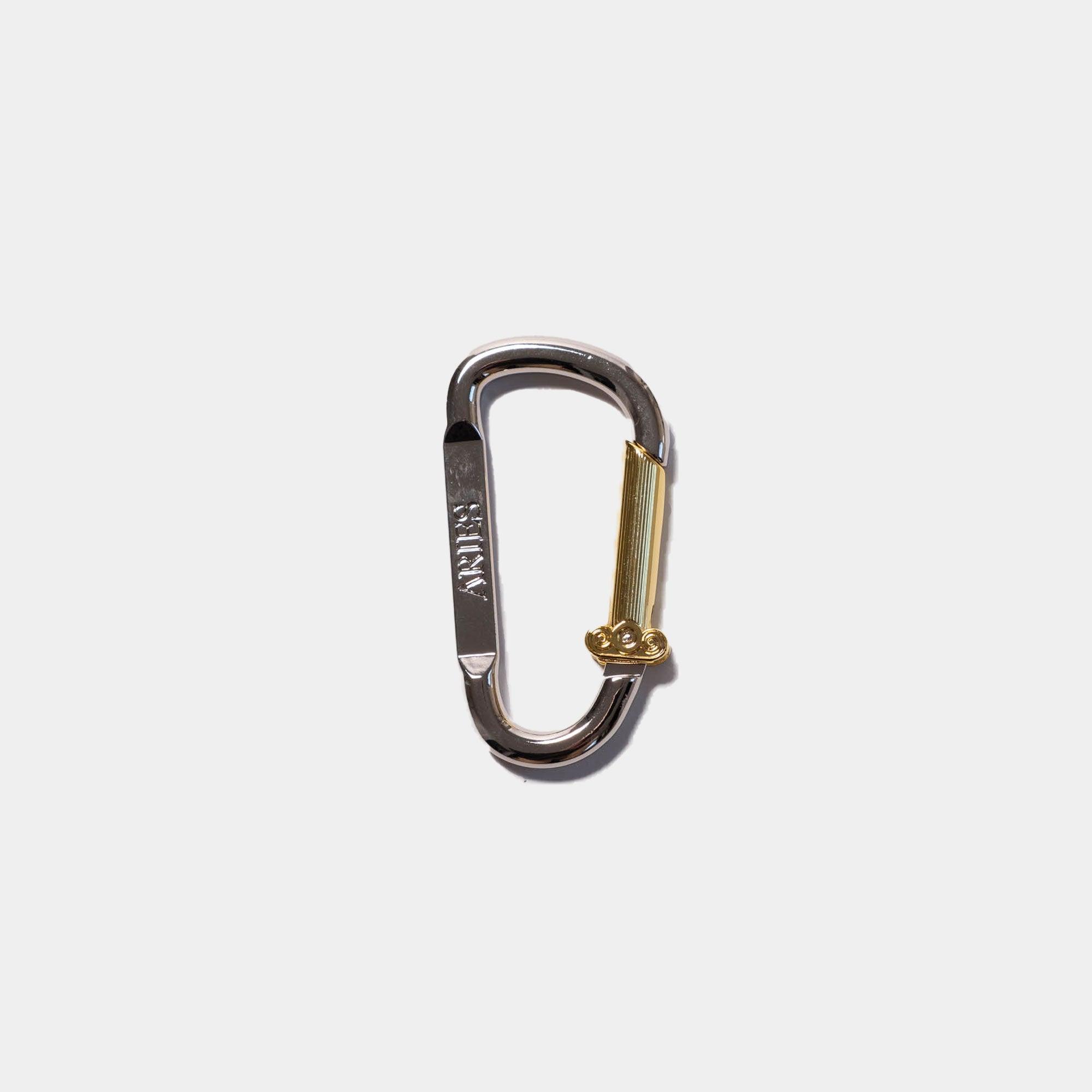 Aries Column Carabiner - Silver/Gold - Never Never