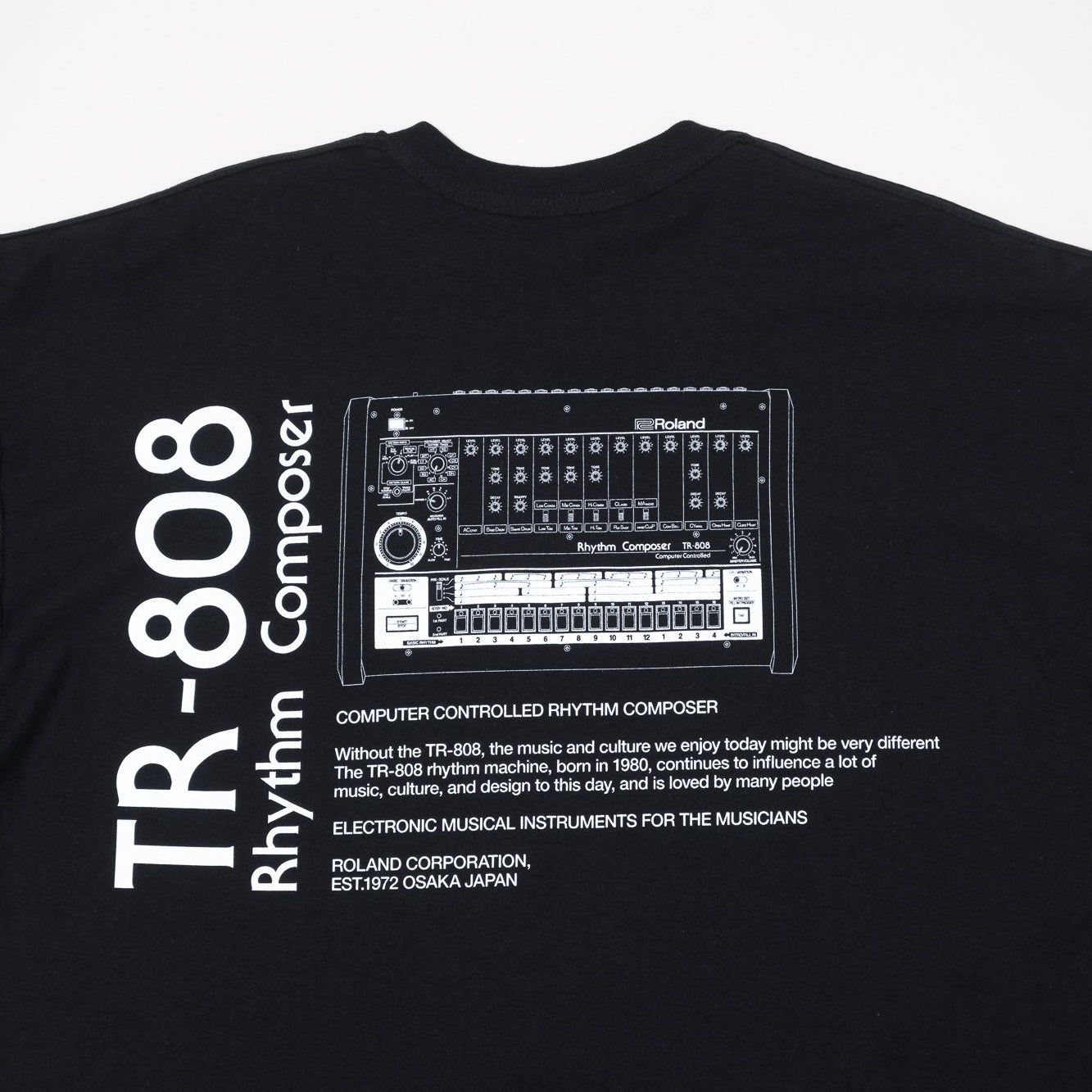 is-ness x Roland TR-808 Tee - Black