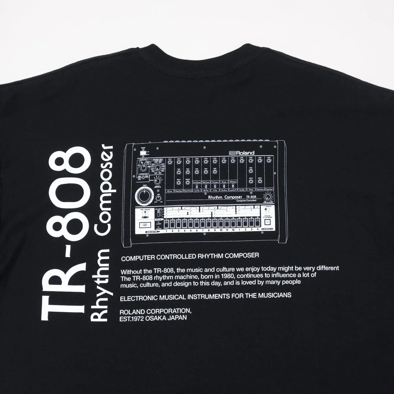 is-ness x Roland TR-808 Tee - Black
