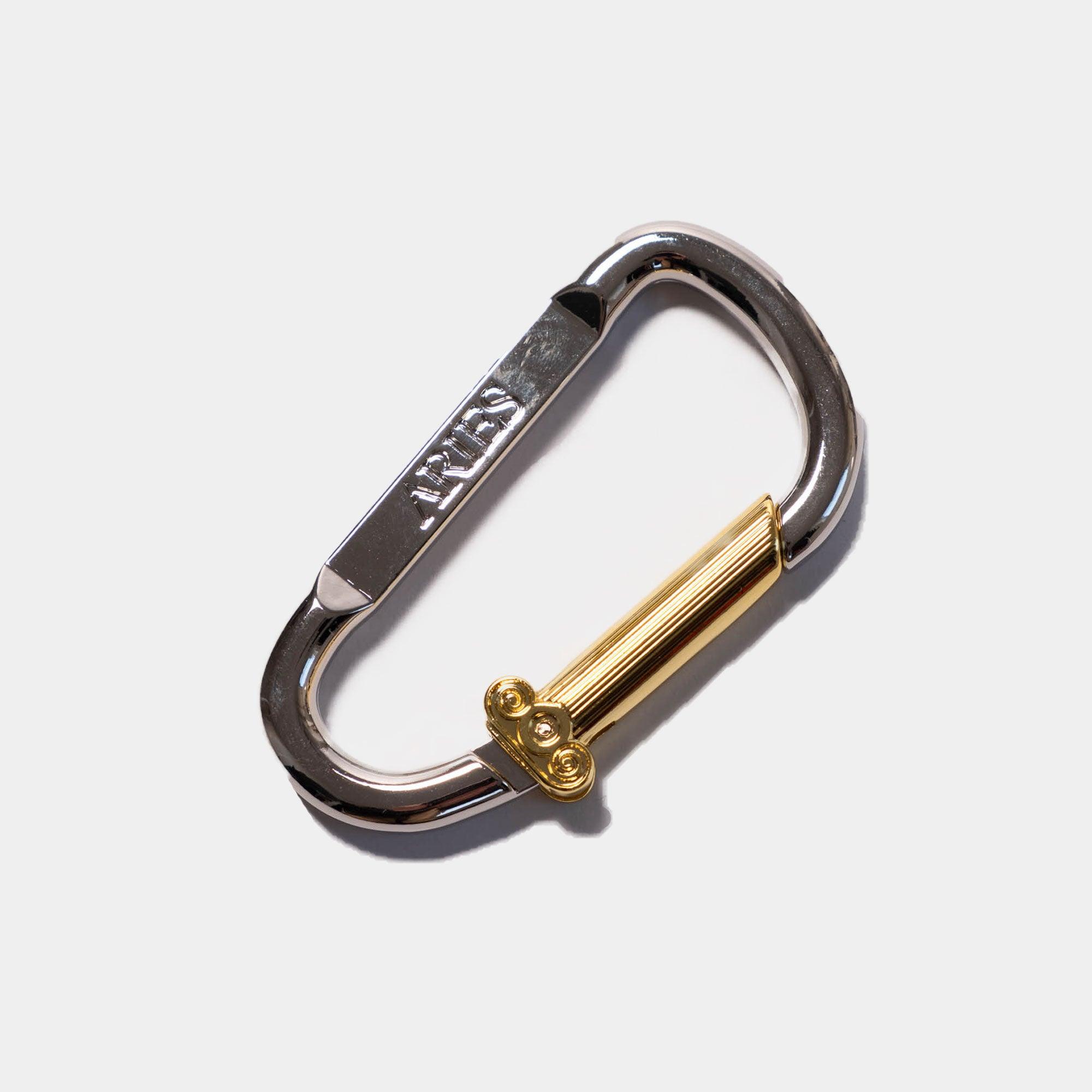 Aries Column Carabiner - Silver/Gold - Never Never