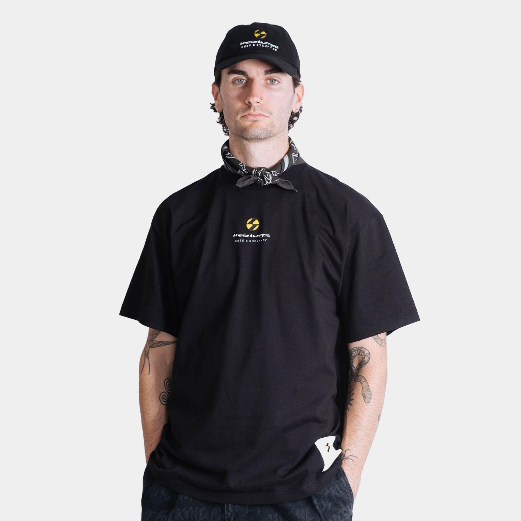 The Salvages Amorph Logo T-Shirt - Black - Never Never