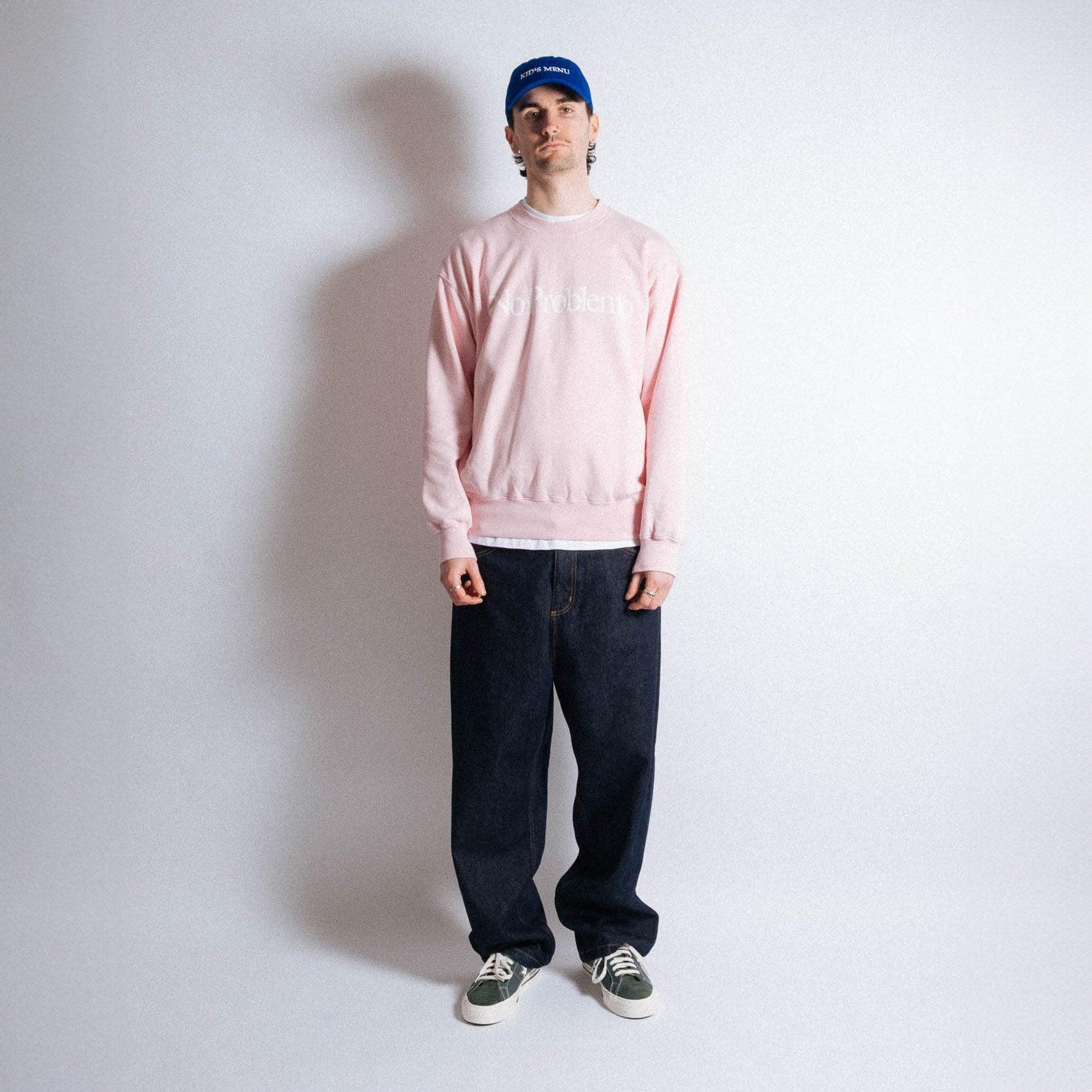 No Problemo Sweatshirt - Pale Pink - Never Never