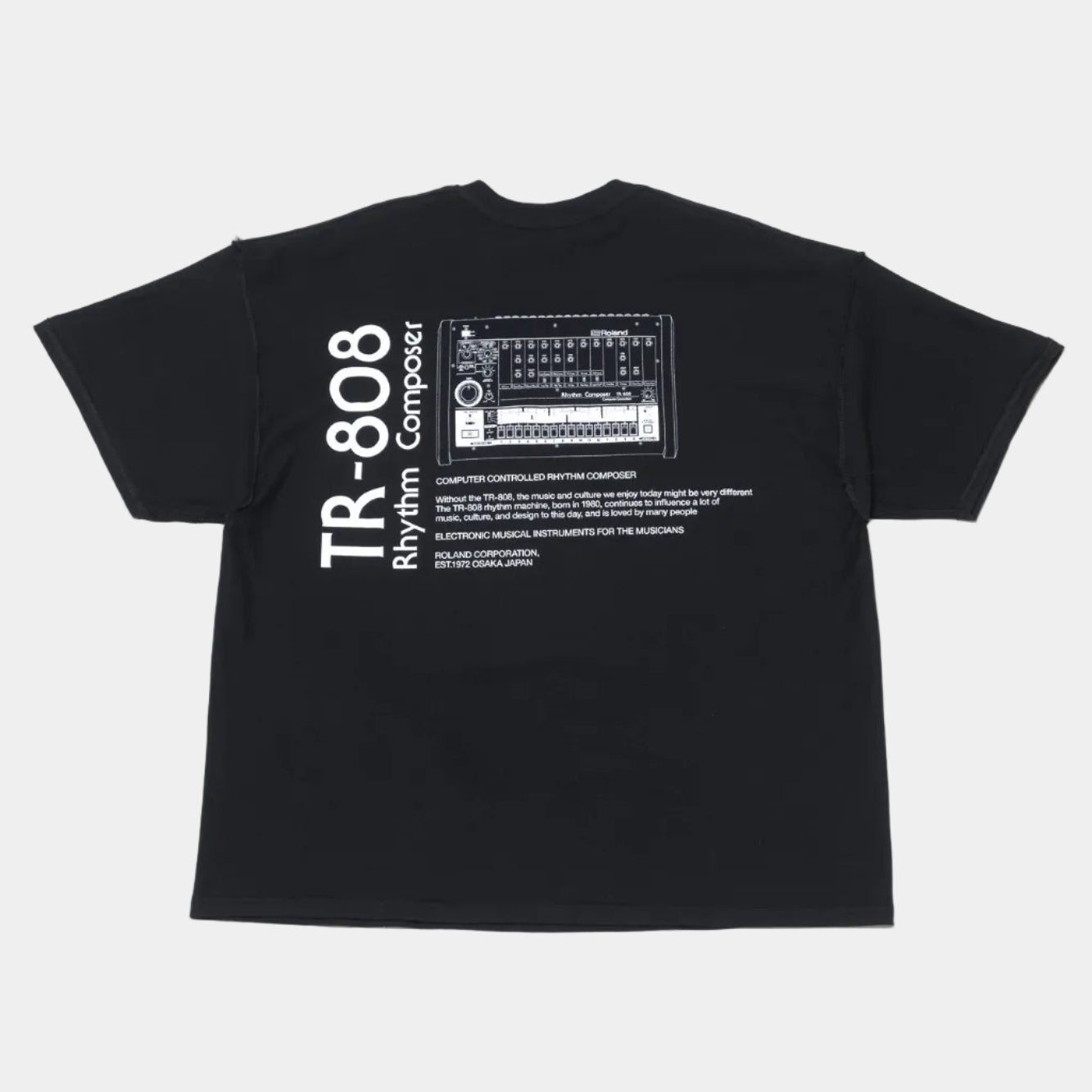 is-ness x Roland TR-808 Tee - Black