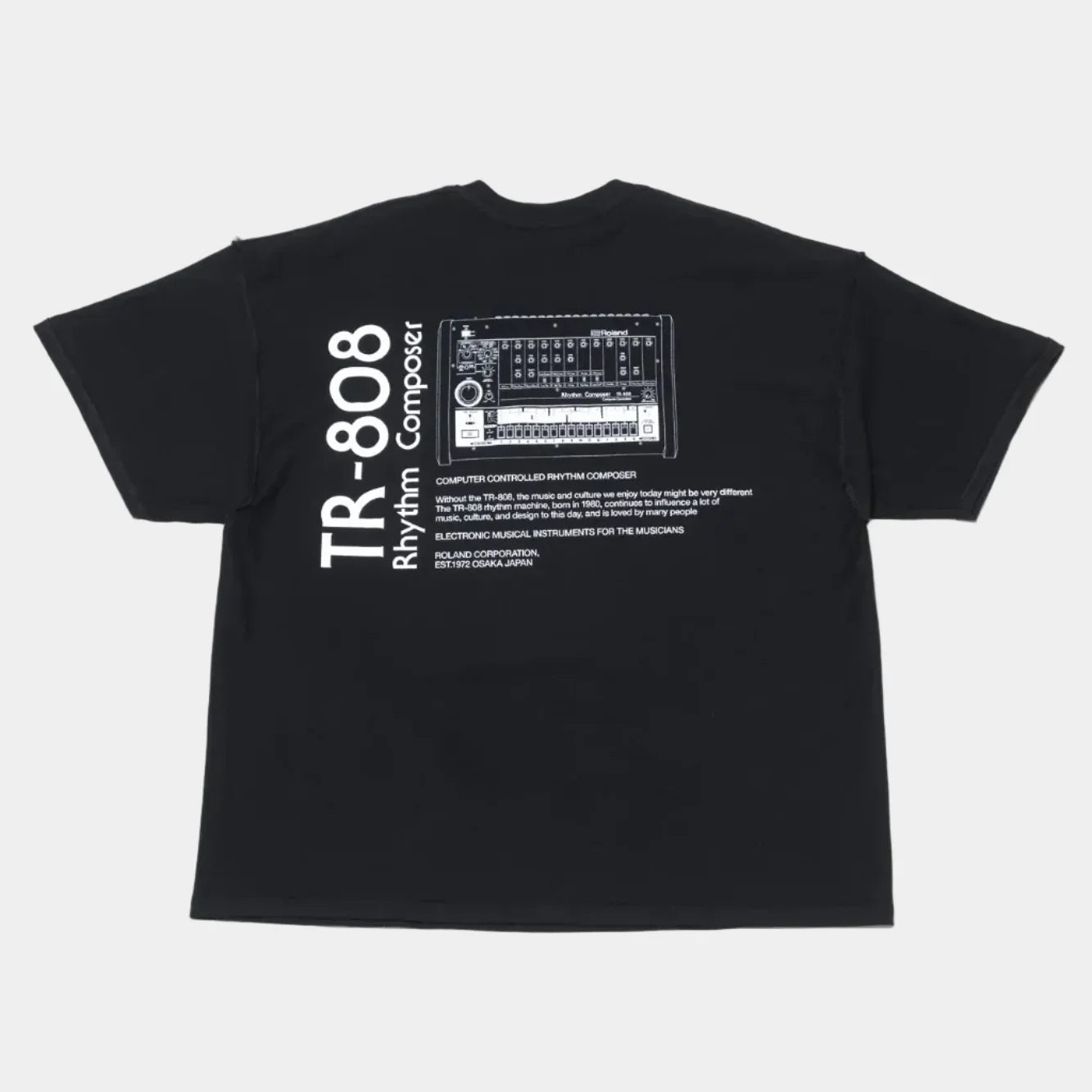 is-ness x Roland TR-808 Tee - Black
