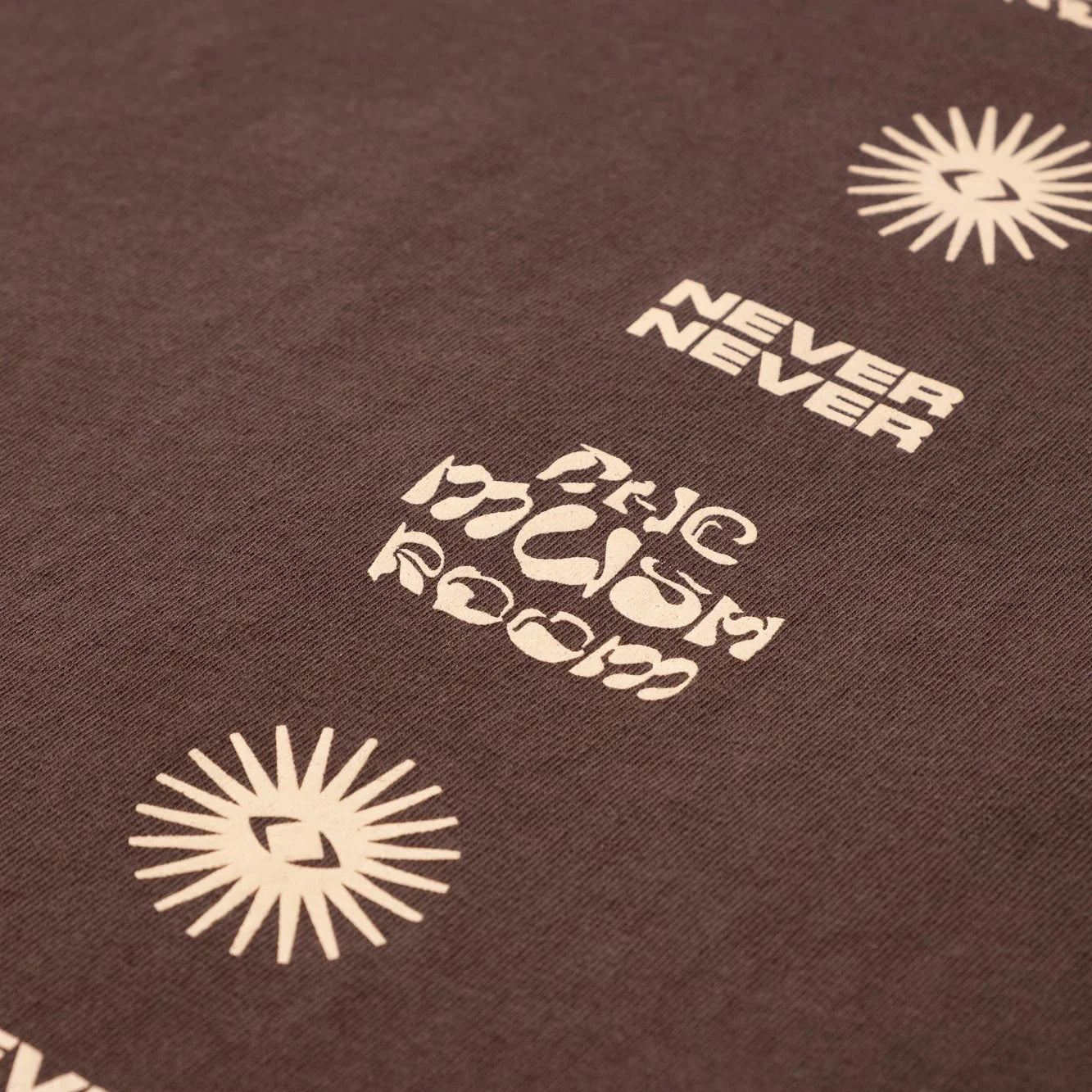 Never Never The Mush Room Tee - Brown