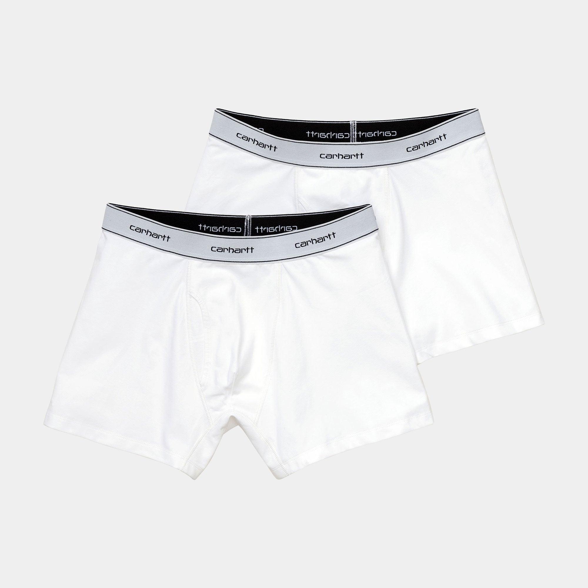 Carhartt WIP 2 Pack Cotton Trunks - White - Never Never