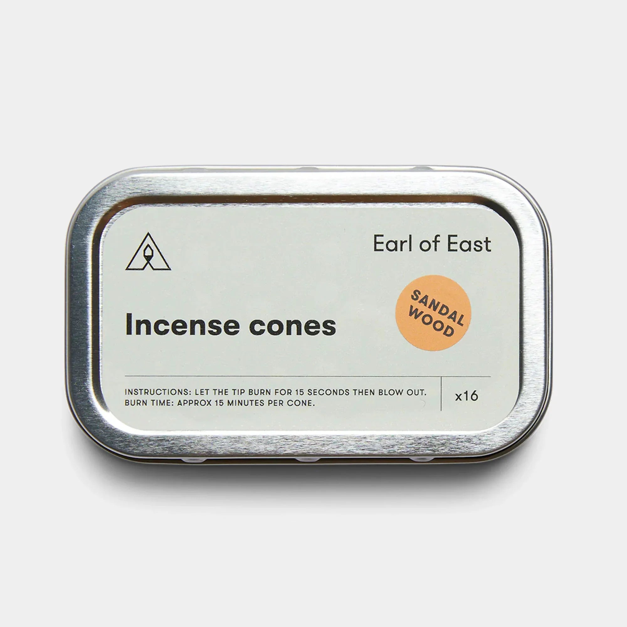 Earl of East Sandalwood Incense Cones 16 Pack