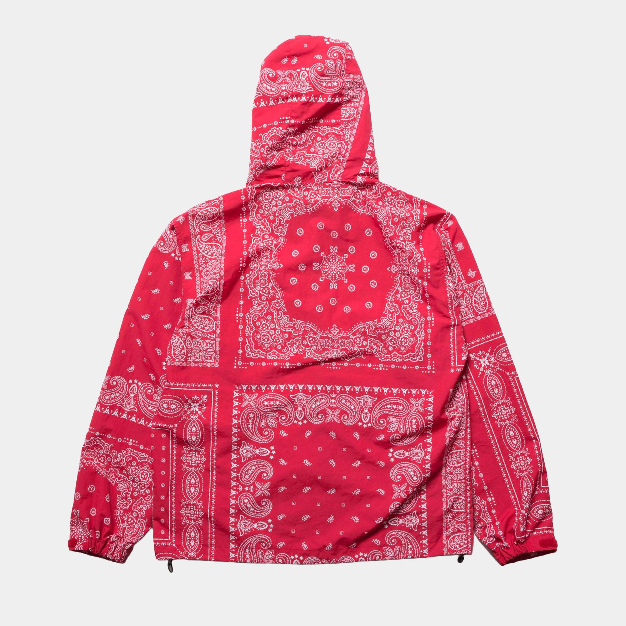 F.C.Real Bristol Bandana Nylon Hooded Blouson Jacket - Red