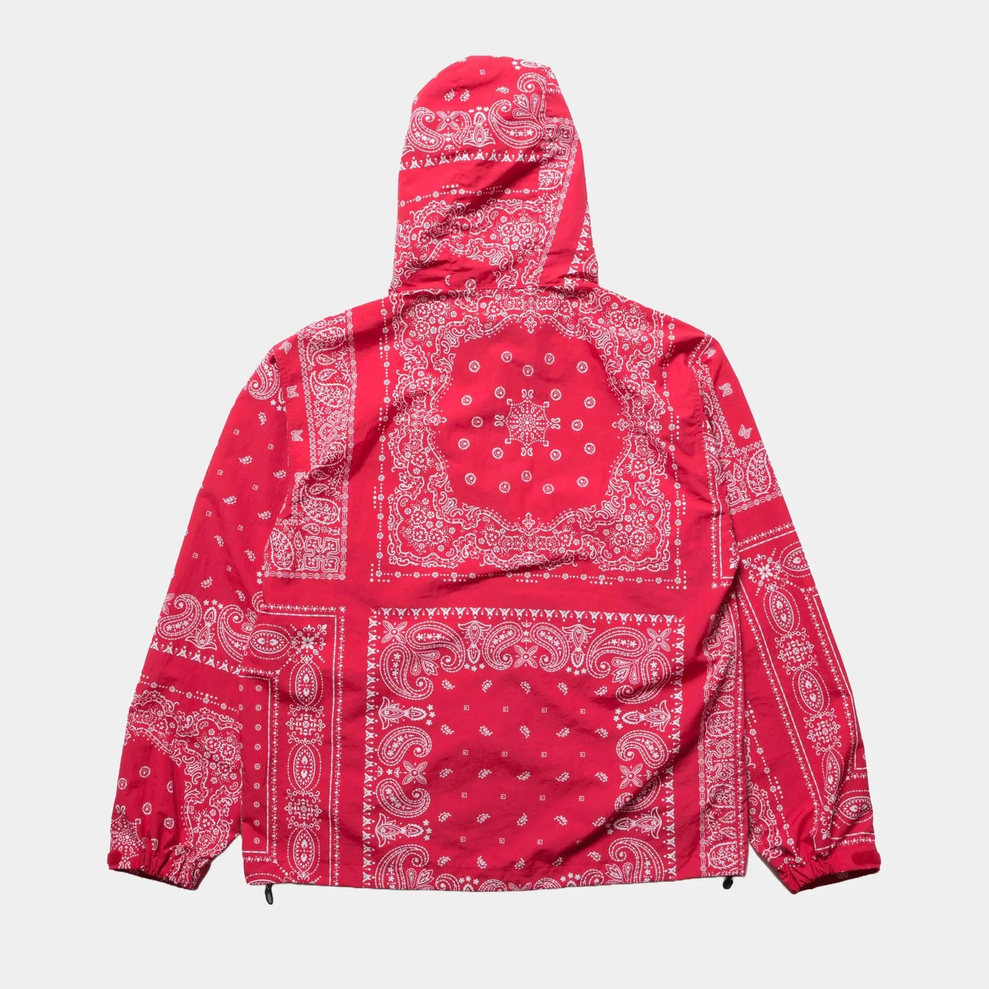 F.C.Real Bristol Bandana Nylon Hooded Blouson Jacket - Red