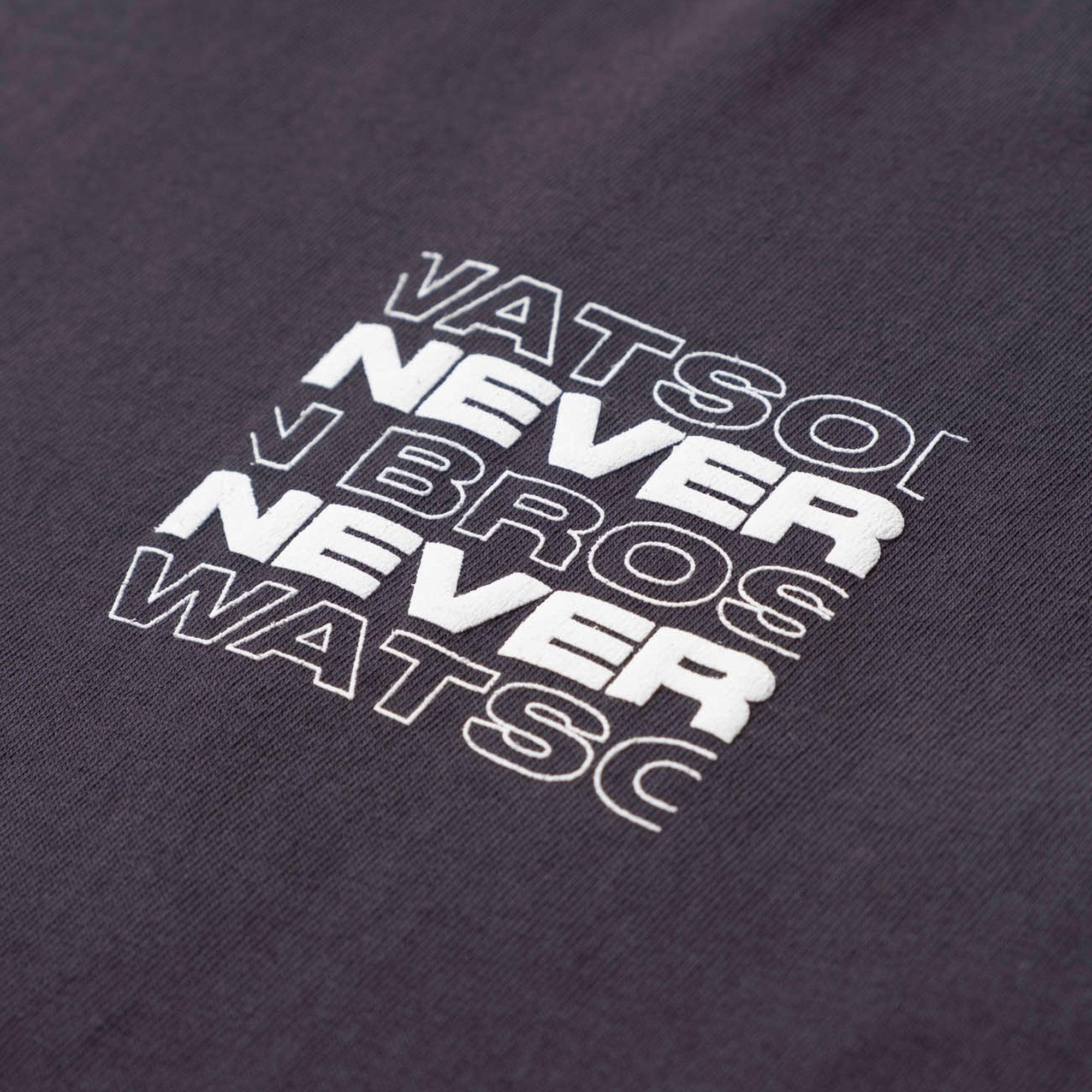 Watson Bros Tee - Charcoal - Never Never
