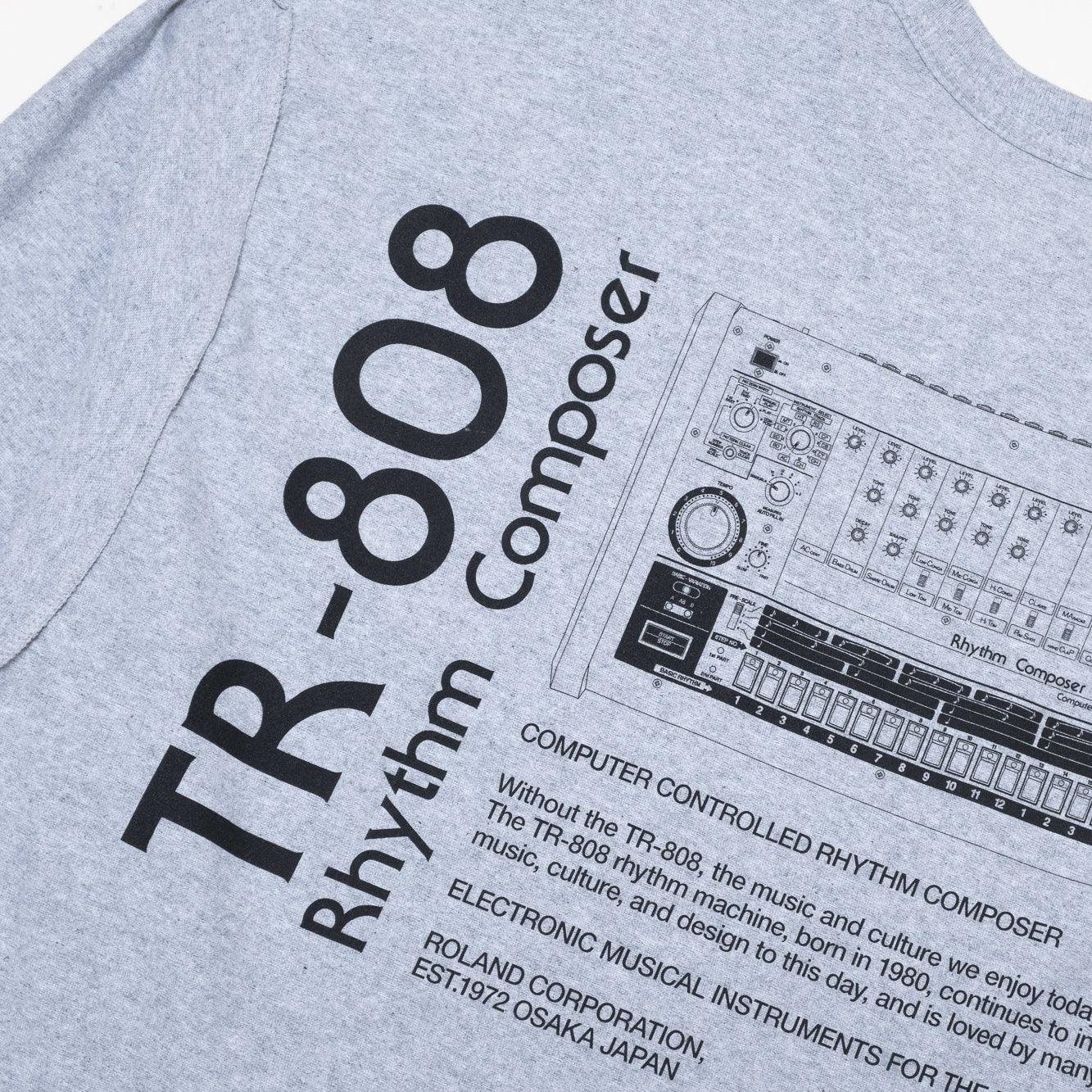 is-ness x Roland TR-808 LS Tee - Grey