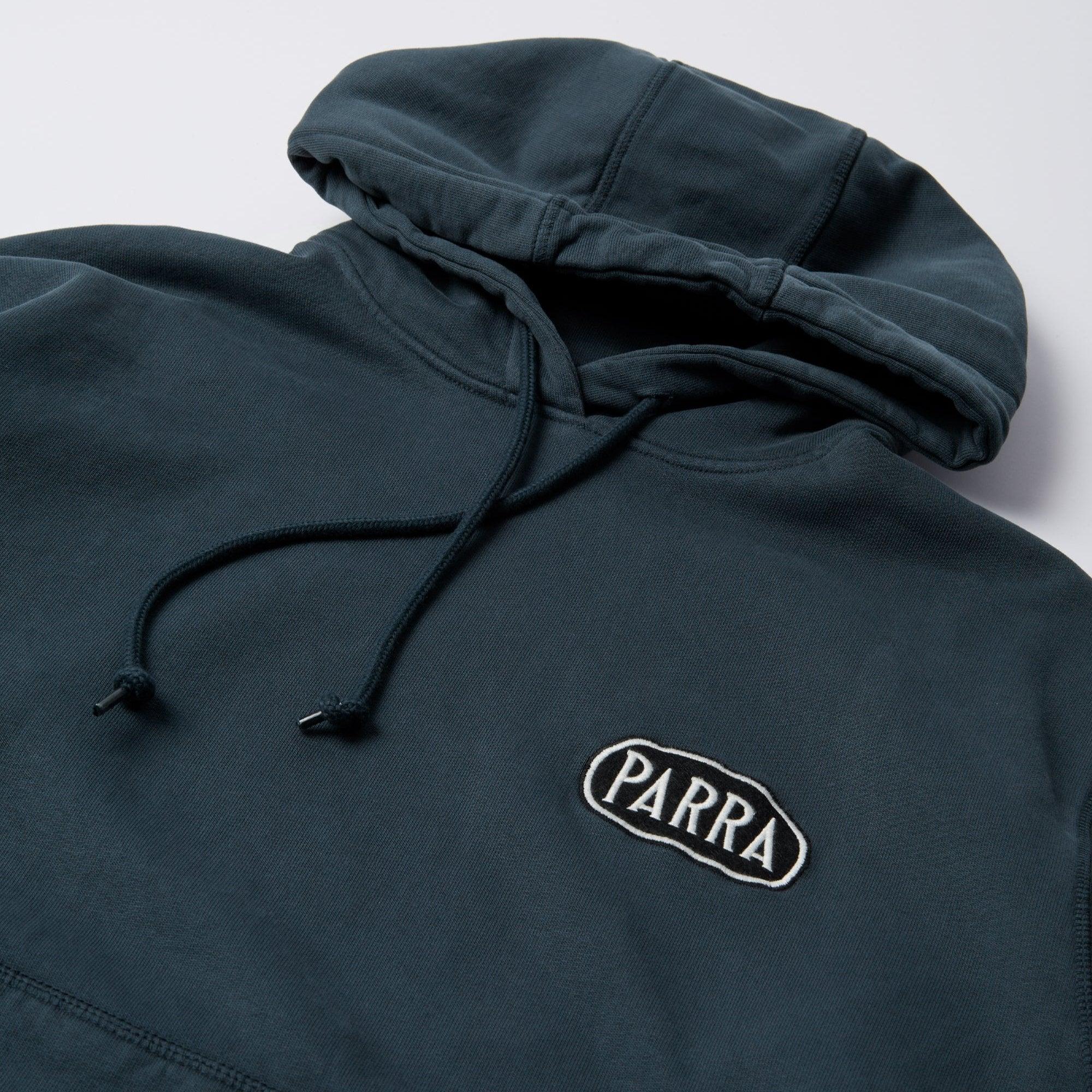 By Parra Oval Logo Hooded Sweatshirt - Washed Blue - Never Never