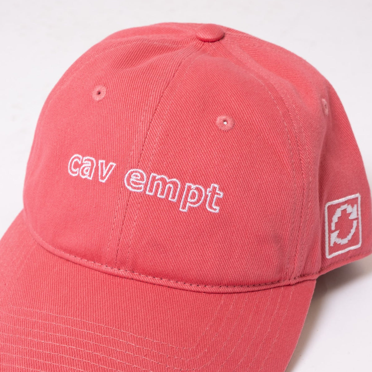 Cav Empt Round Cap - Red