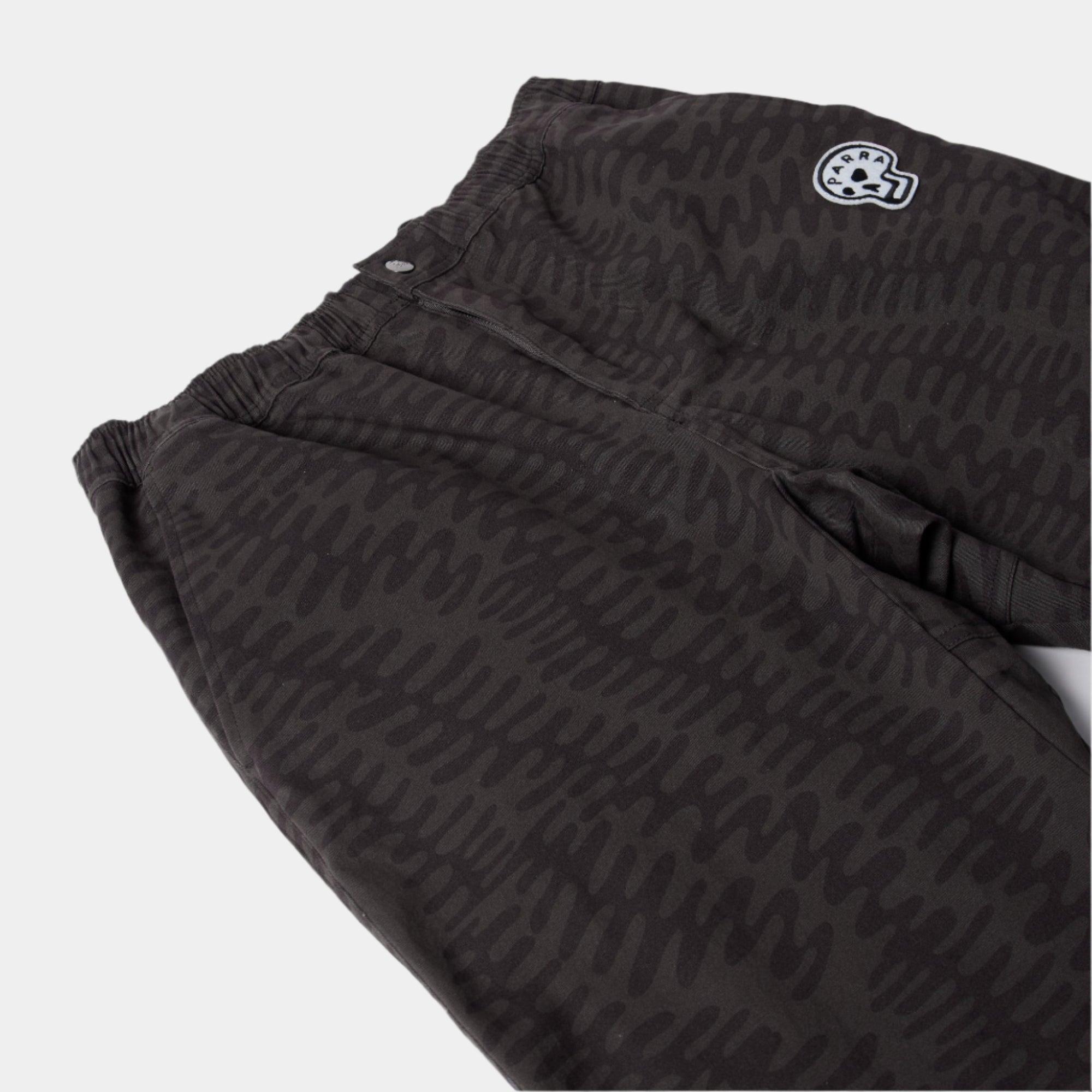 By Parra Stitched Skull Pants - Washed Grey - Never Never