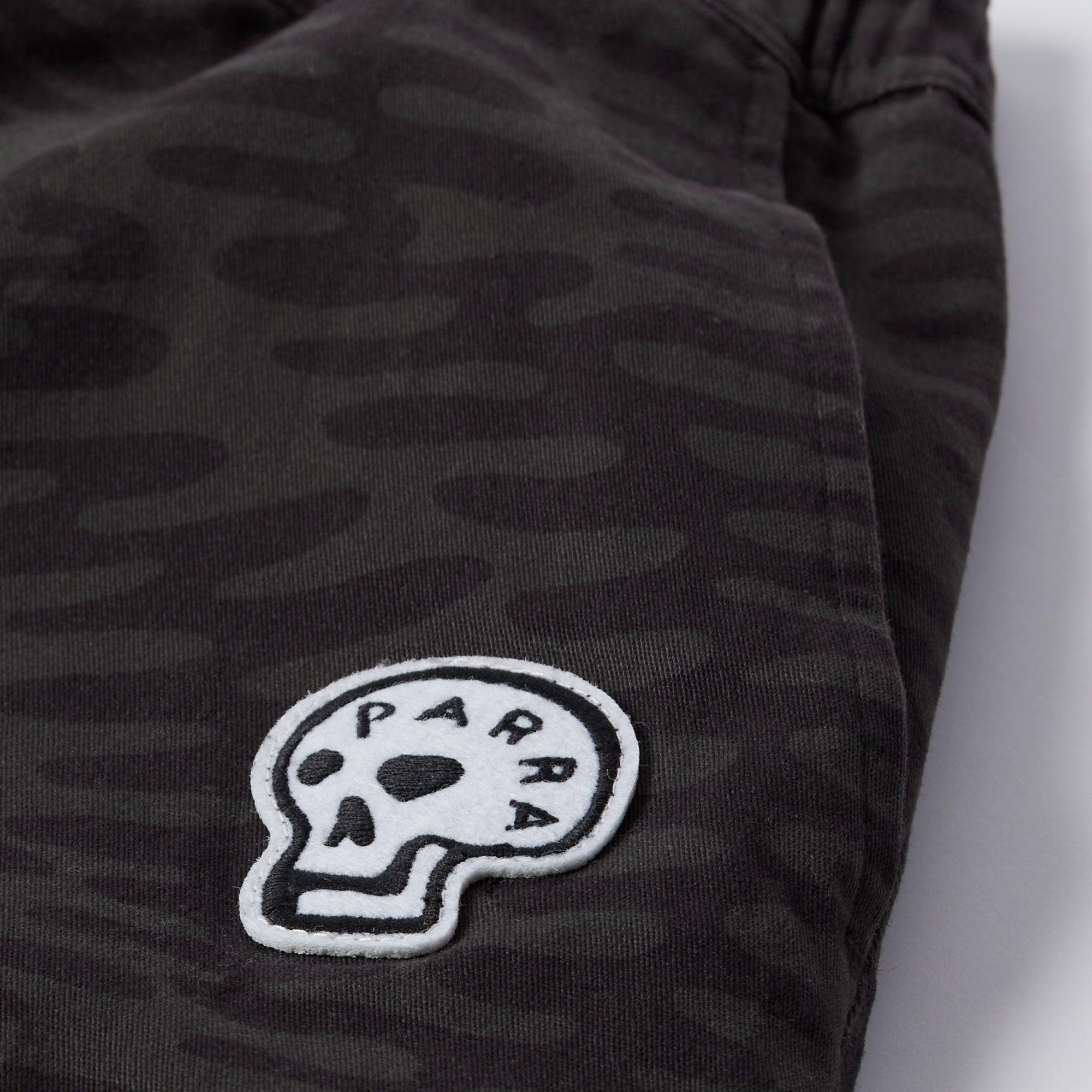 By Parra Stitched Skull Pants - Washed Grey - Never Never