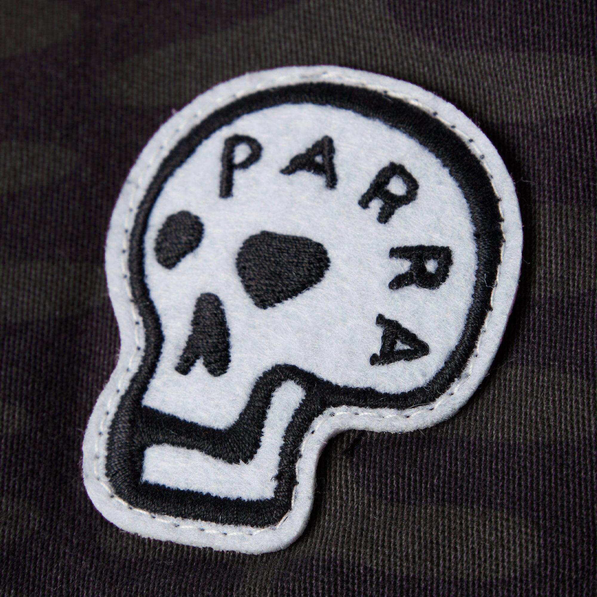 By Parra Stitched Skull Pants - Washed Grey - Never Never