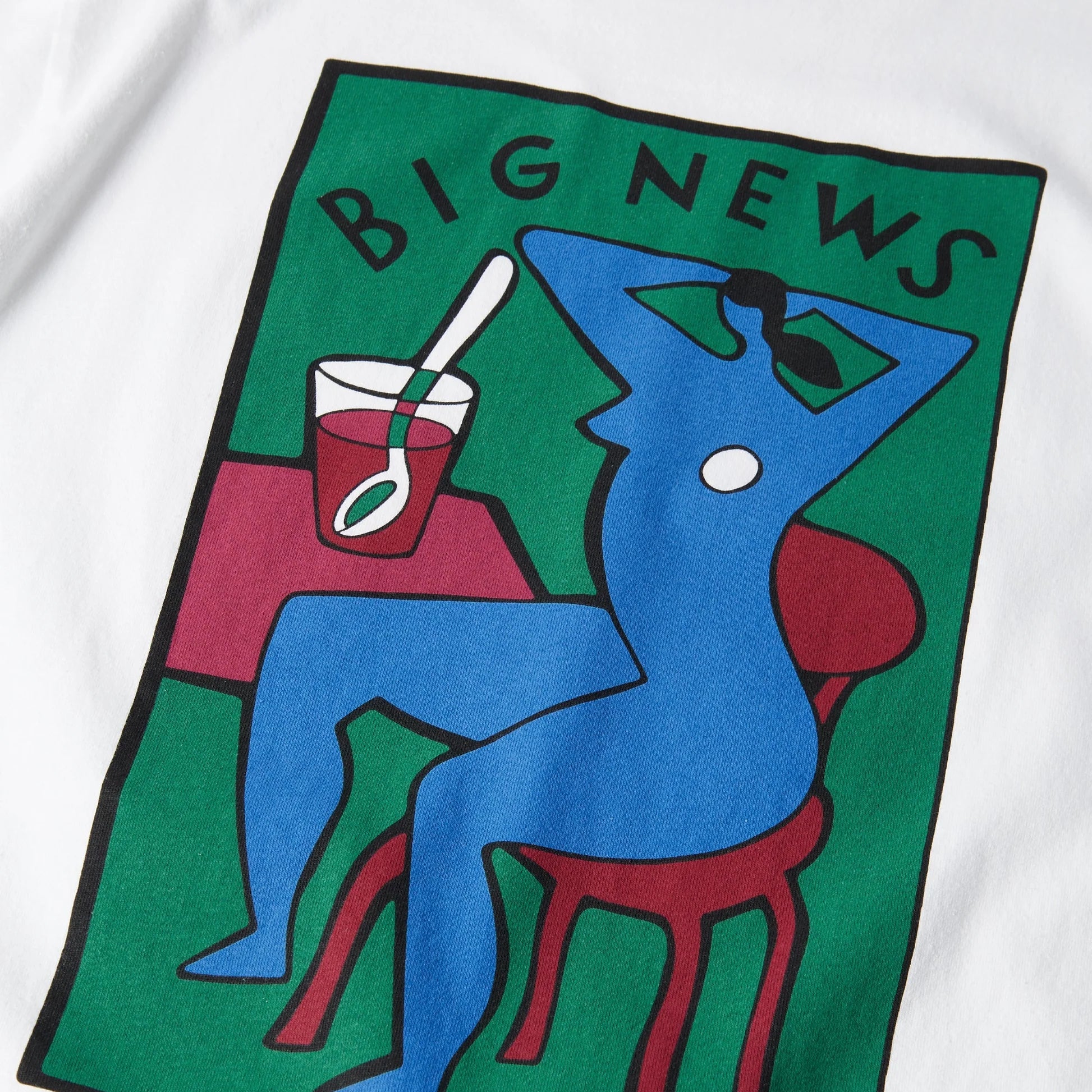 By Parra Big News T-Shirt - White