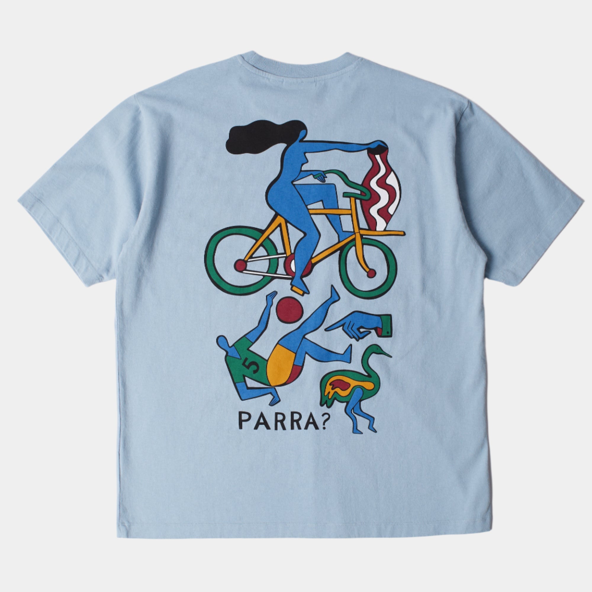 By Parra Vase Delivery T-Shirt - Light Blue