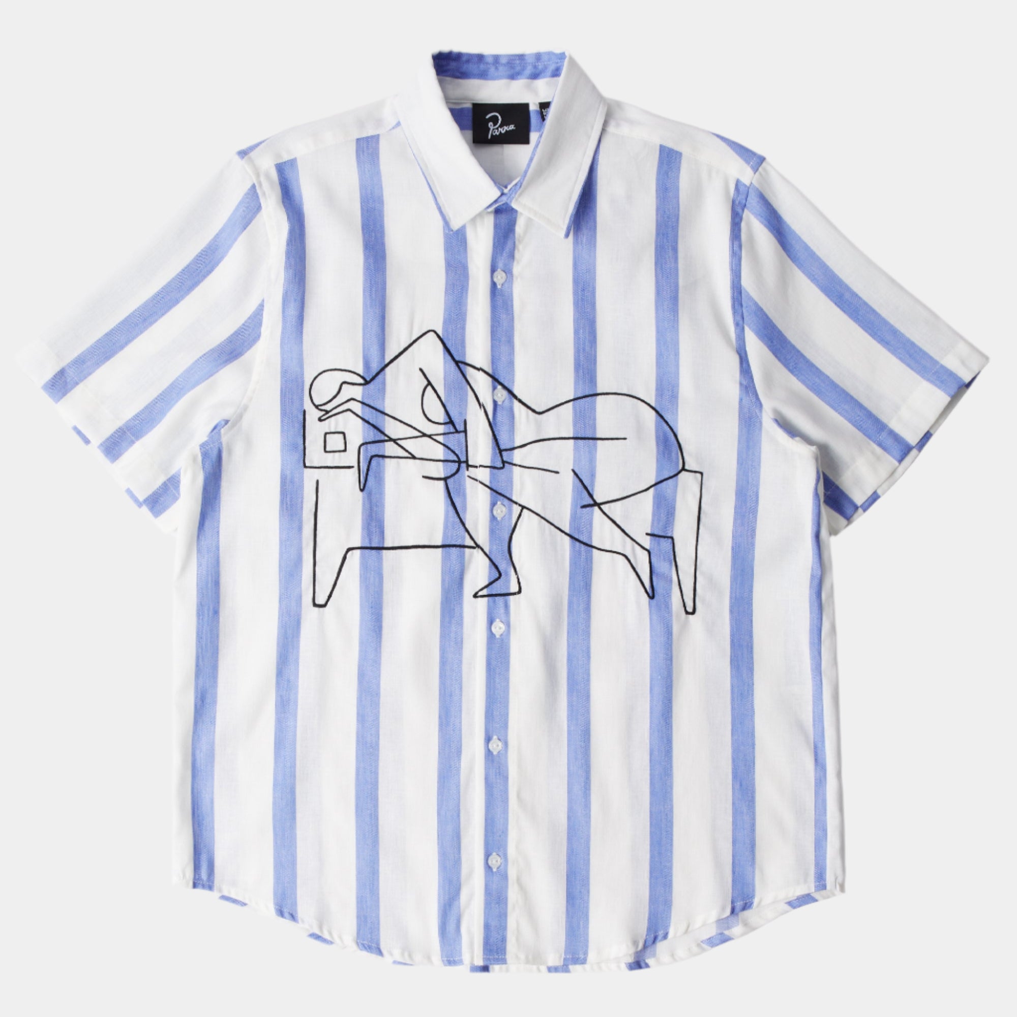 By Parra Sleep Now Short Sleeve Shirt - Blue