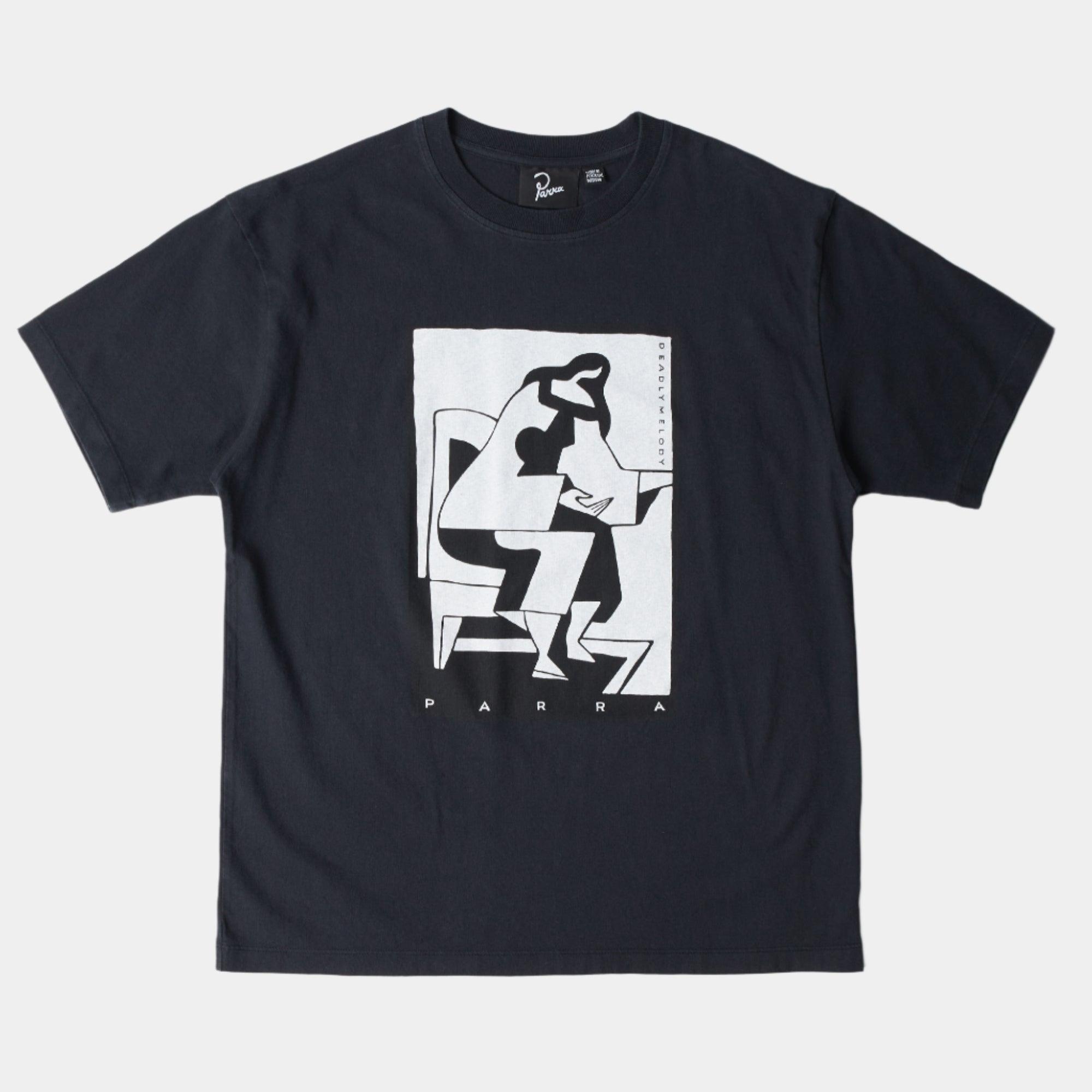 By Parra The Confession T-Shirt - Washed Black - Never Never