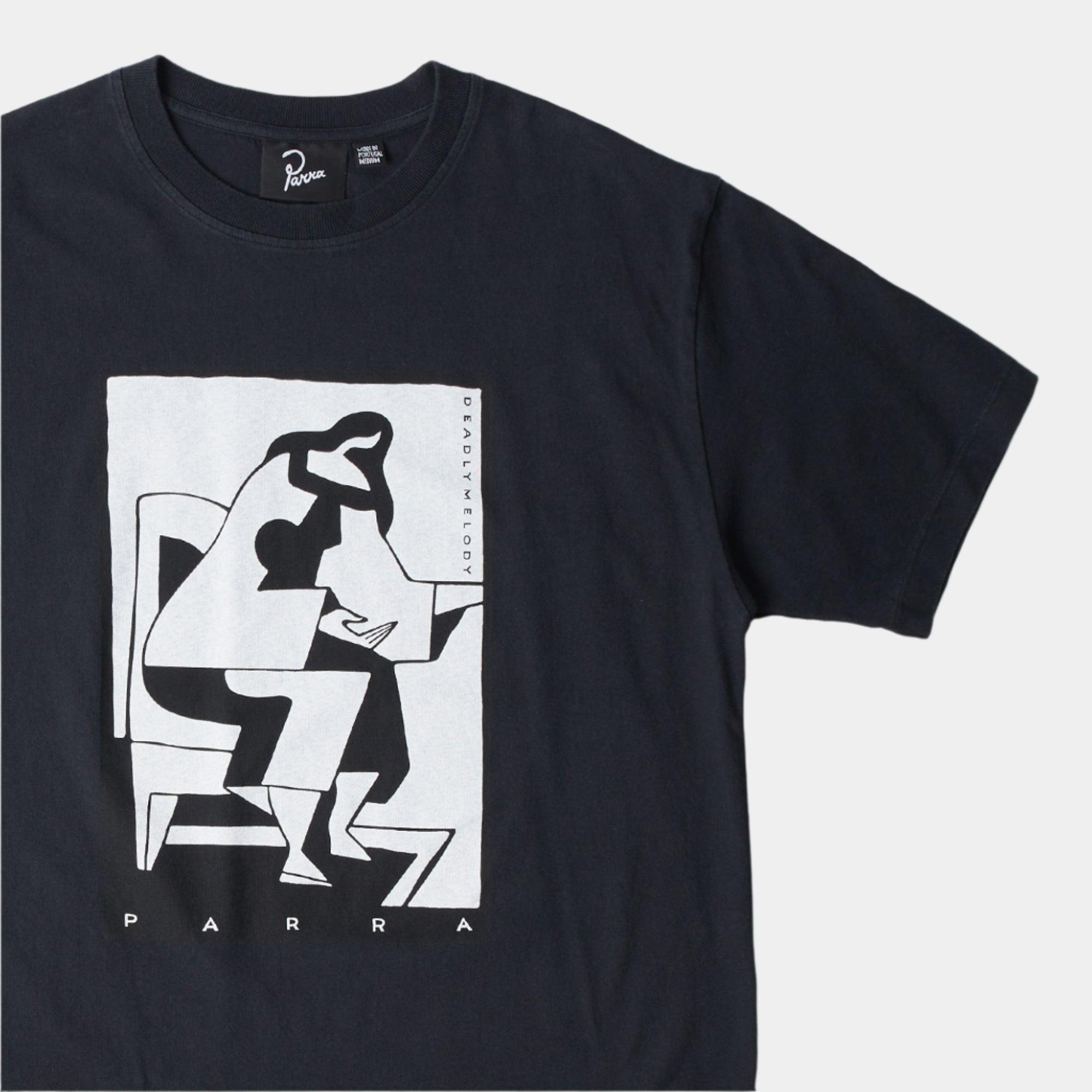 By Parra The Confession T-Shirt - Washed Black - Never Never