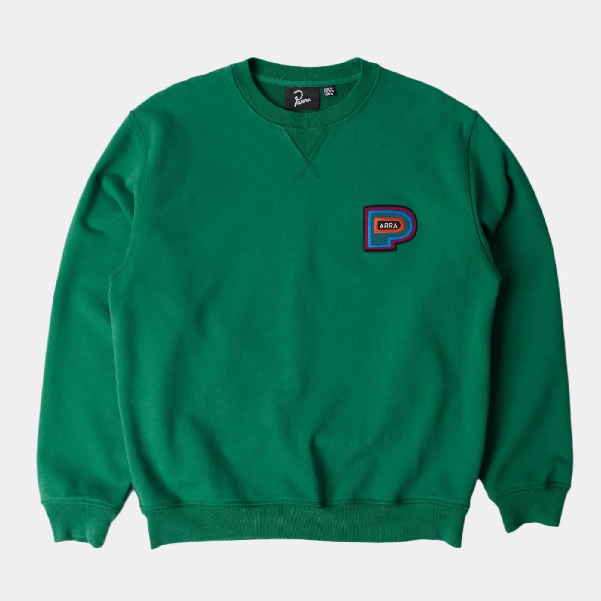 By Parra Repeat Pea Crew Neck Sweatshirt - Green
