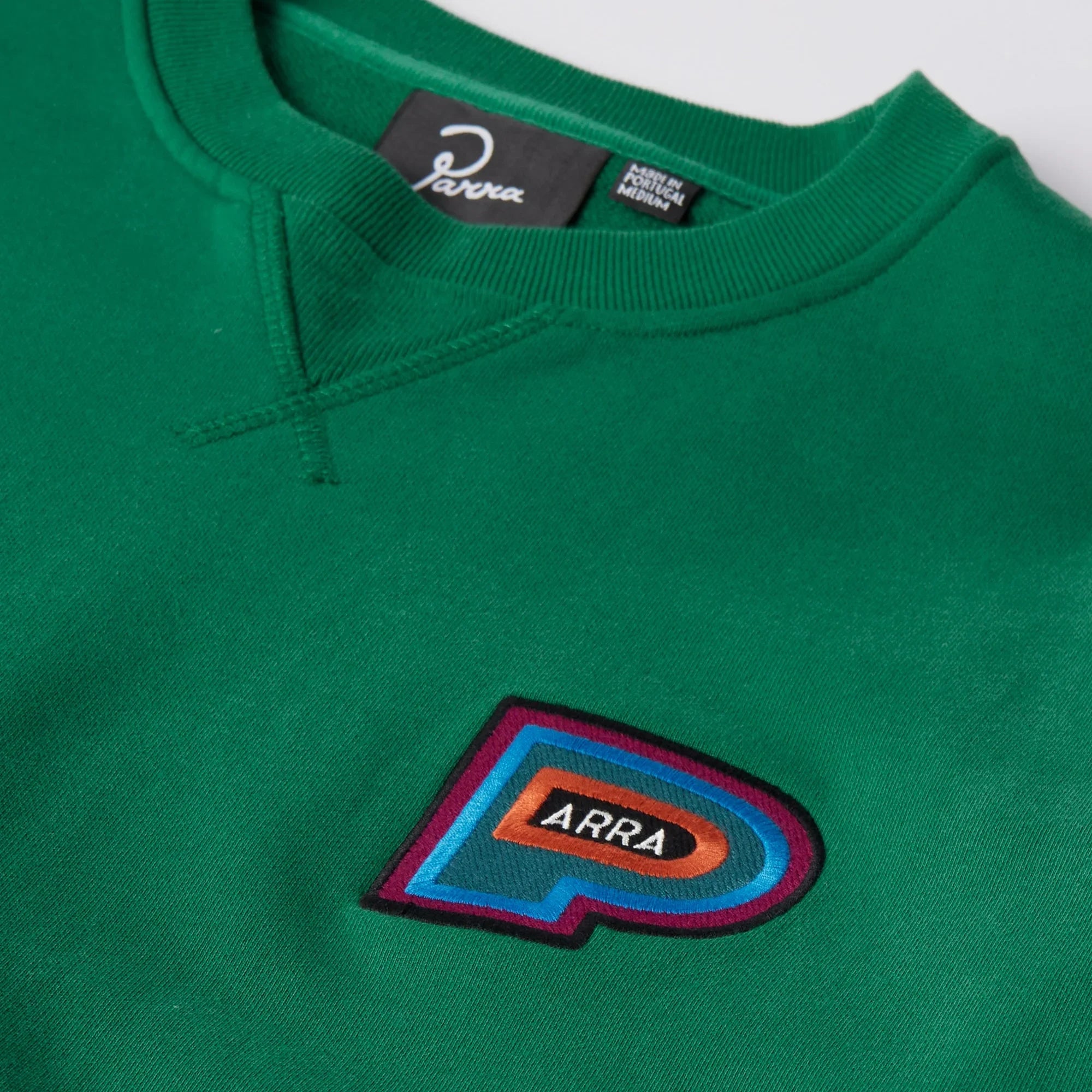 By Parra Repeat Pea Crew Neck Sweatshirt - Green