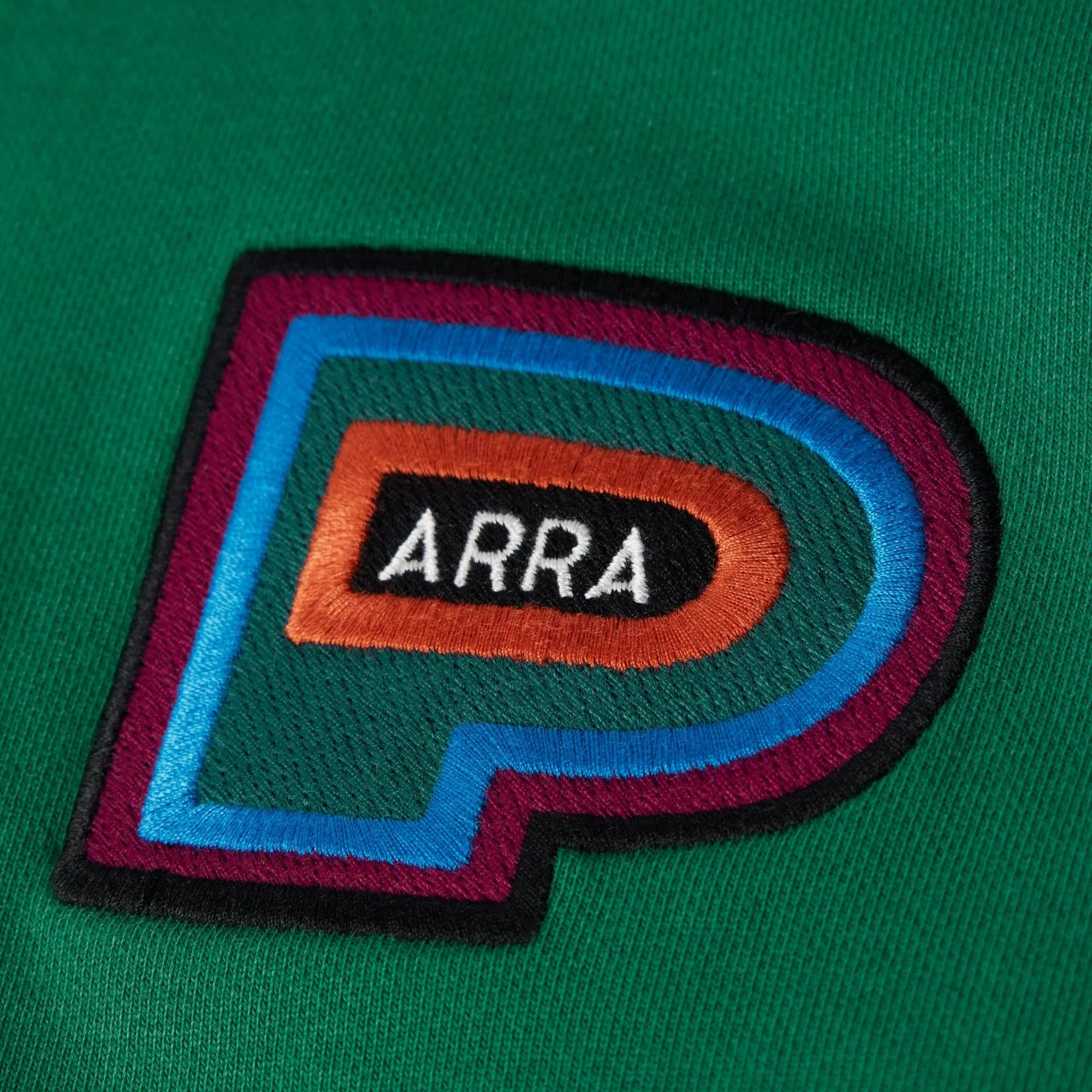 By Parra Repeat Pea Crew Neck Sweatshirt - Green