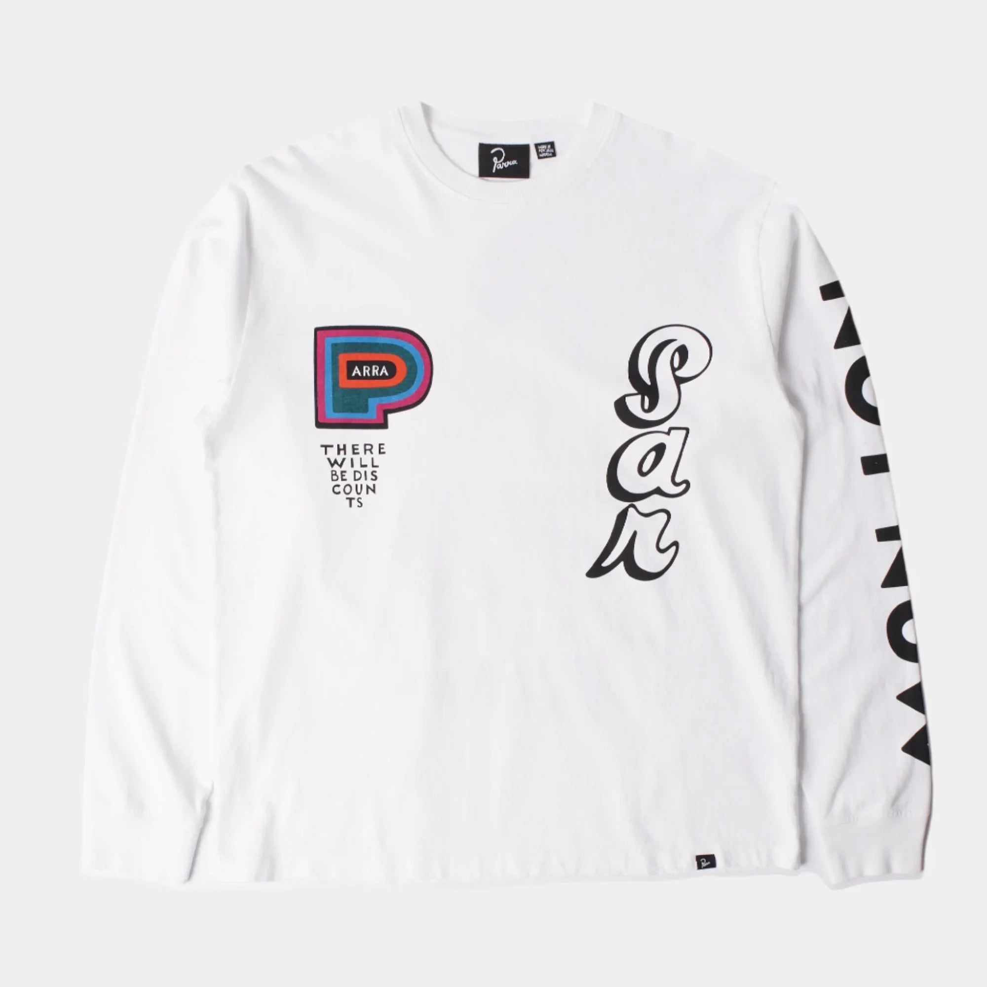 By Parra There Will Be Not Long Sleeve T-Shirt - White