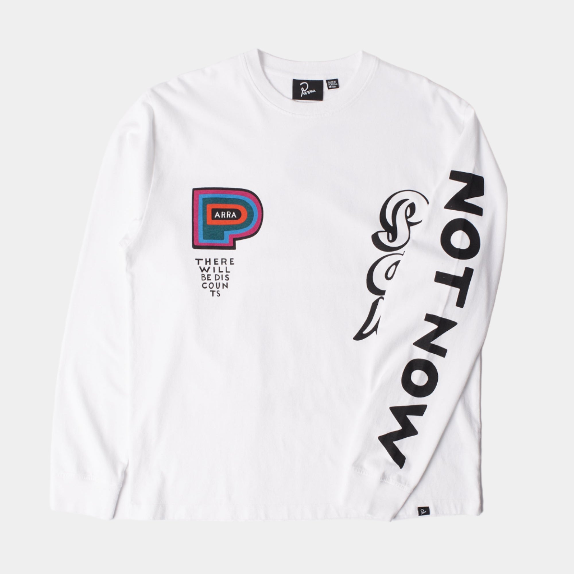 By Parra There Will Be Not Long Sleeve T-Shirt - White