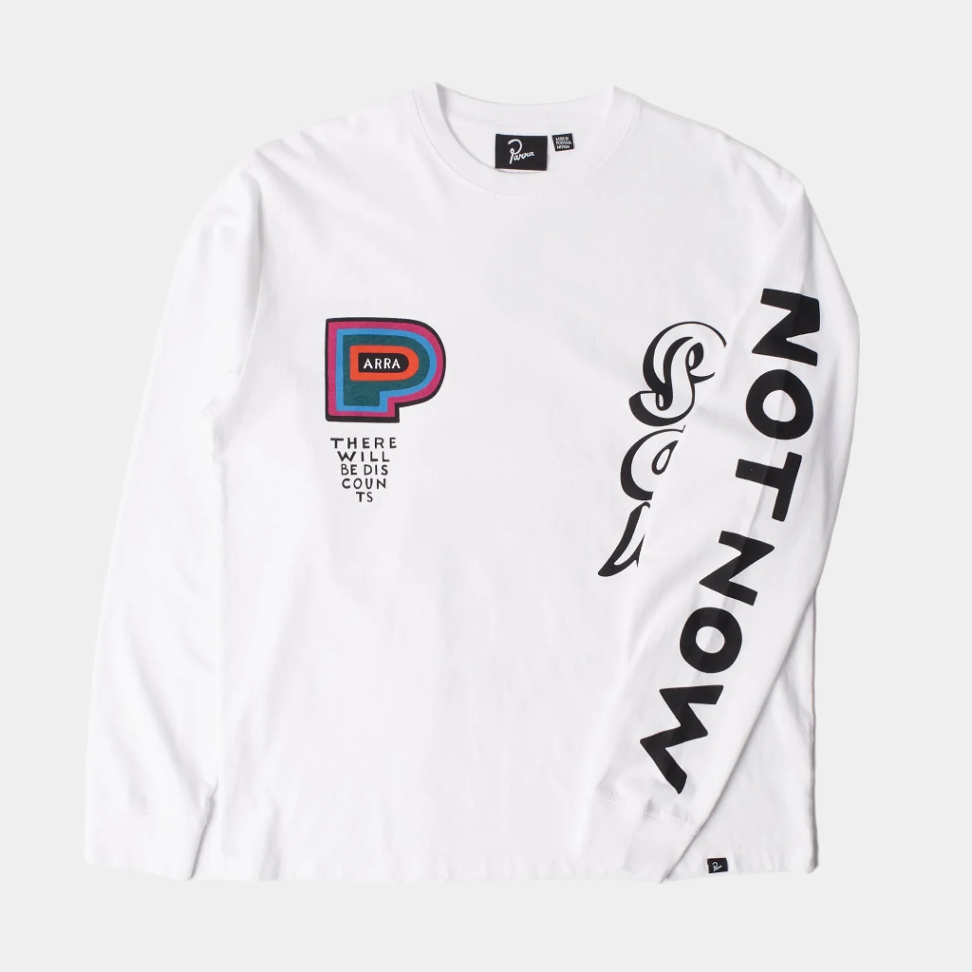 By Parra There Will Be Not Long Sleeve T-Shirt - White