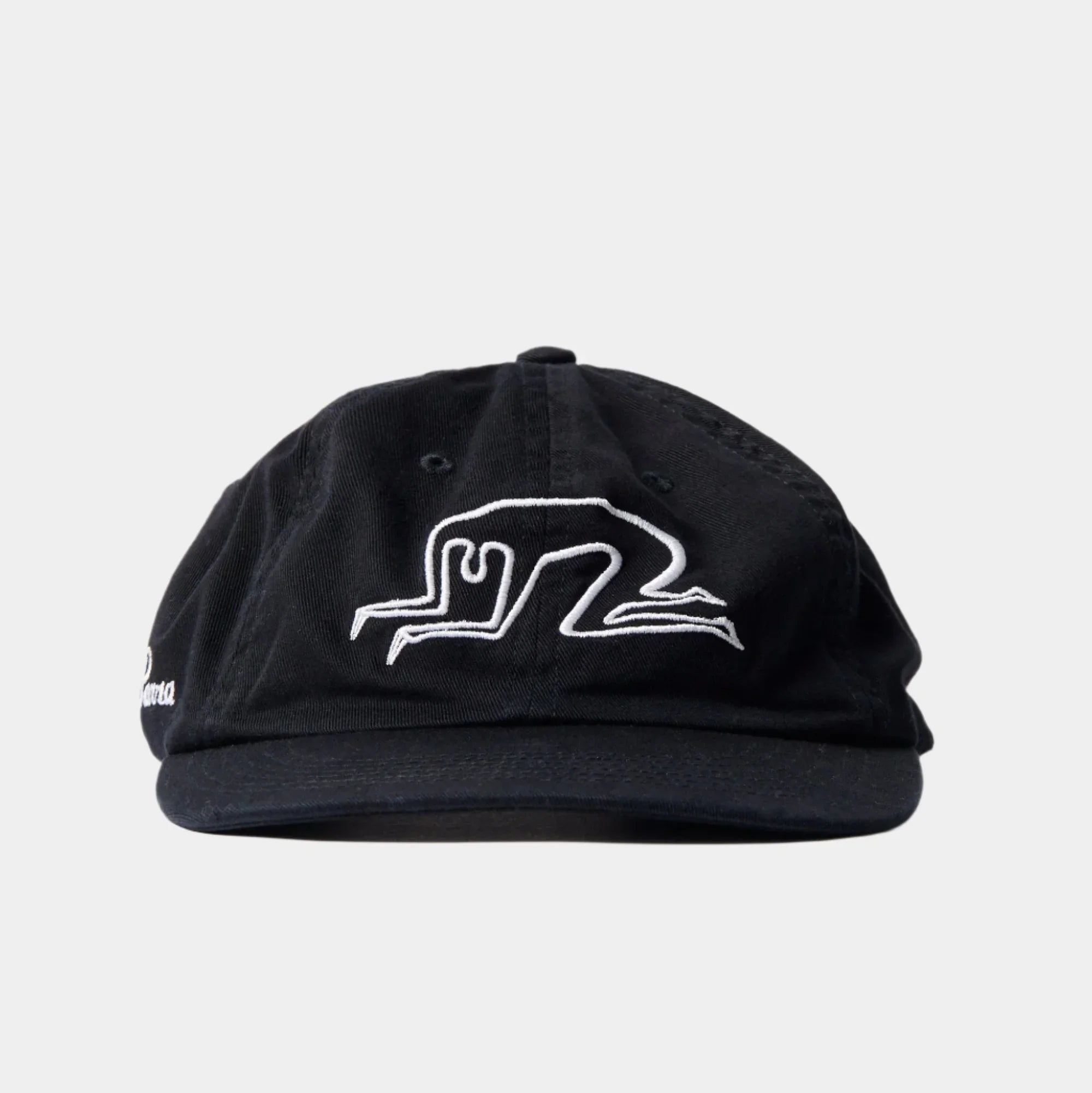 By Parra Mid Career 6 Panel Hat - Black