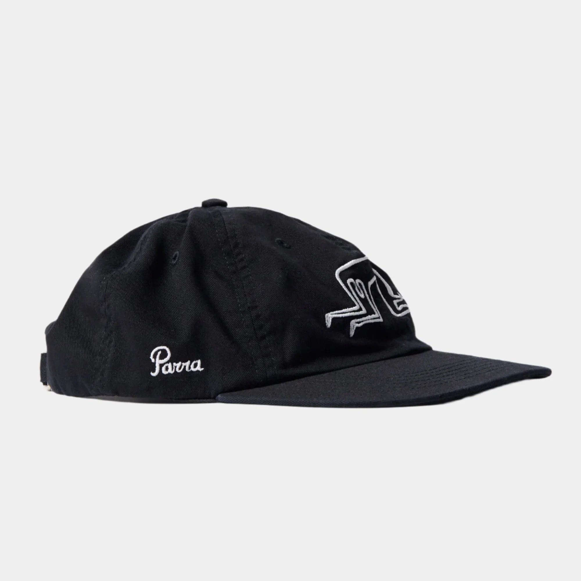 By Parra Mid Career 6 Panel Hat - Black