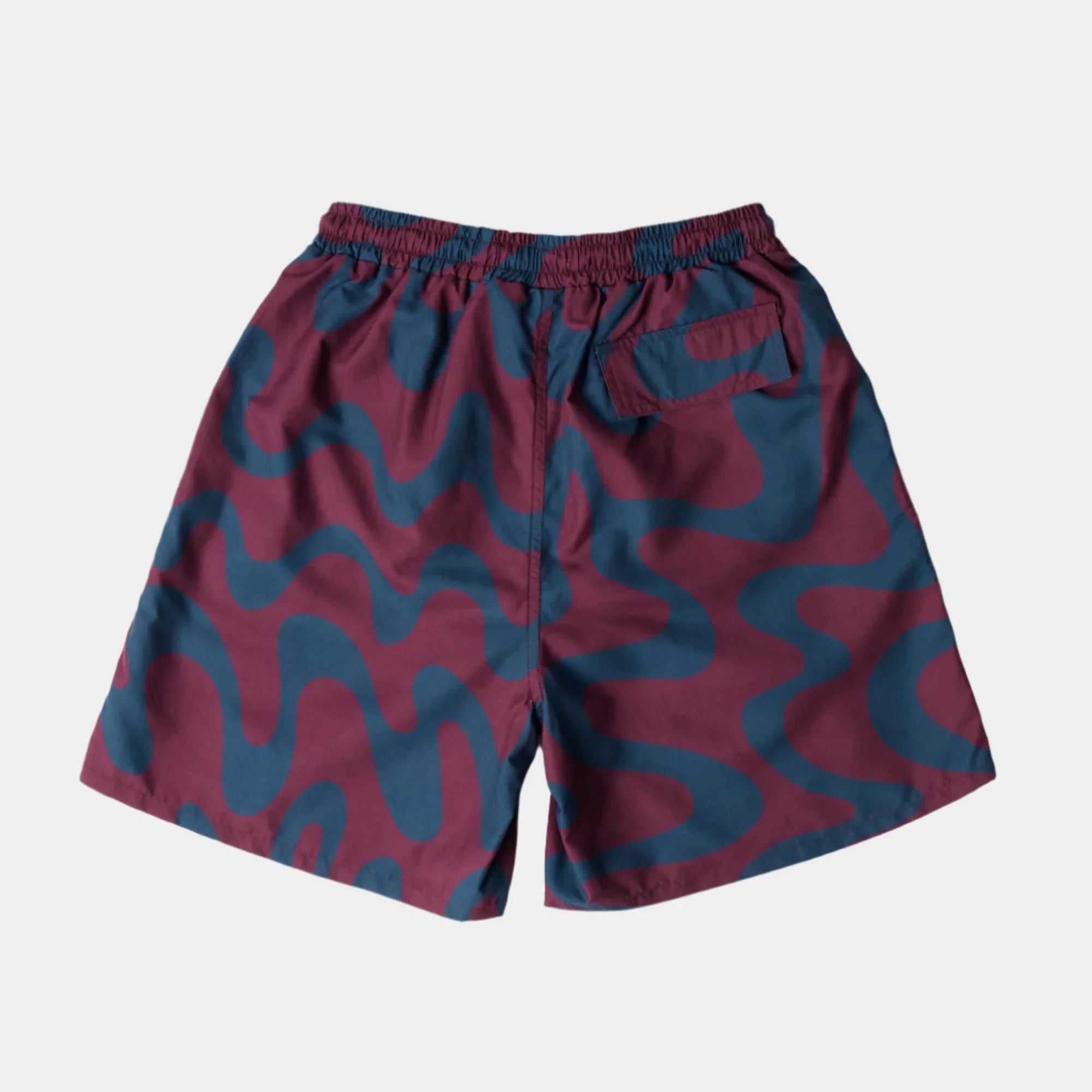 By Parra Splashed Swim Shorts - Burgundy