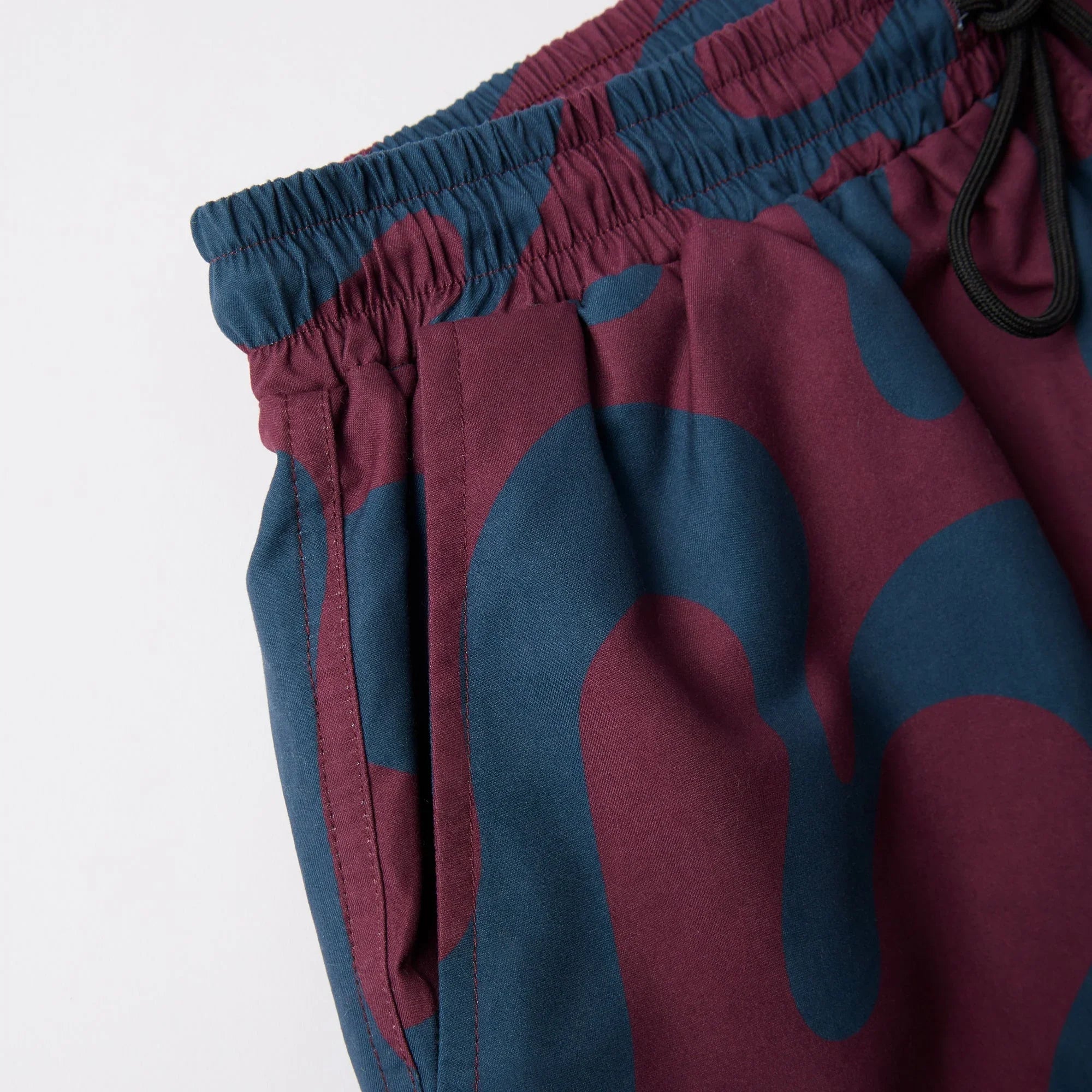 By Parra Splashed Swim Shorts - Burgundy