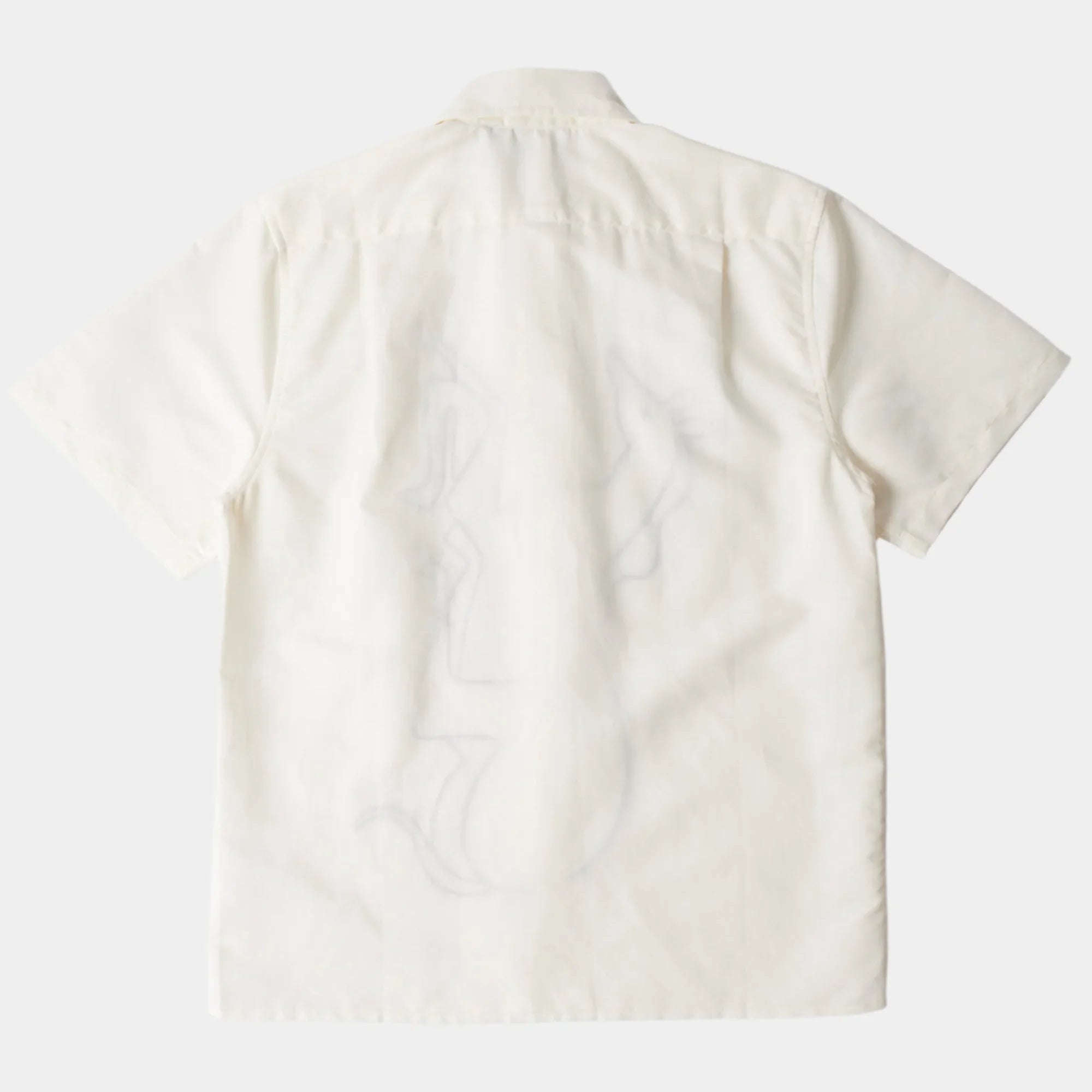 By Parra Vertical Horse Short Sleeve Shirt - Off White