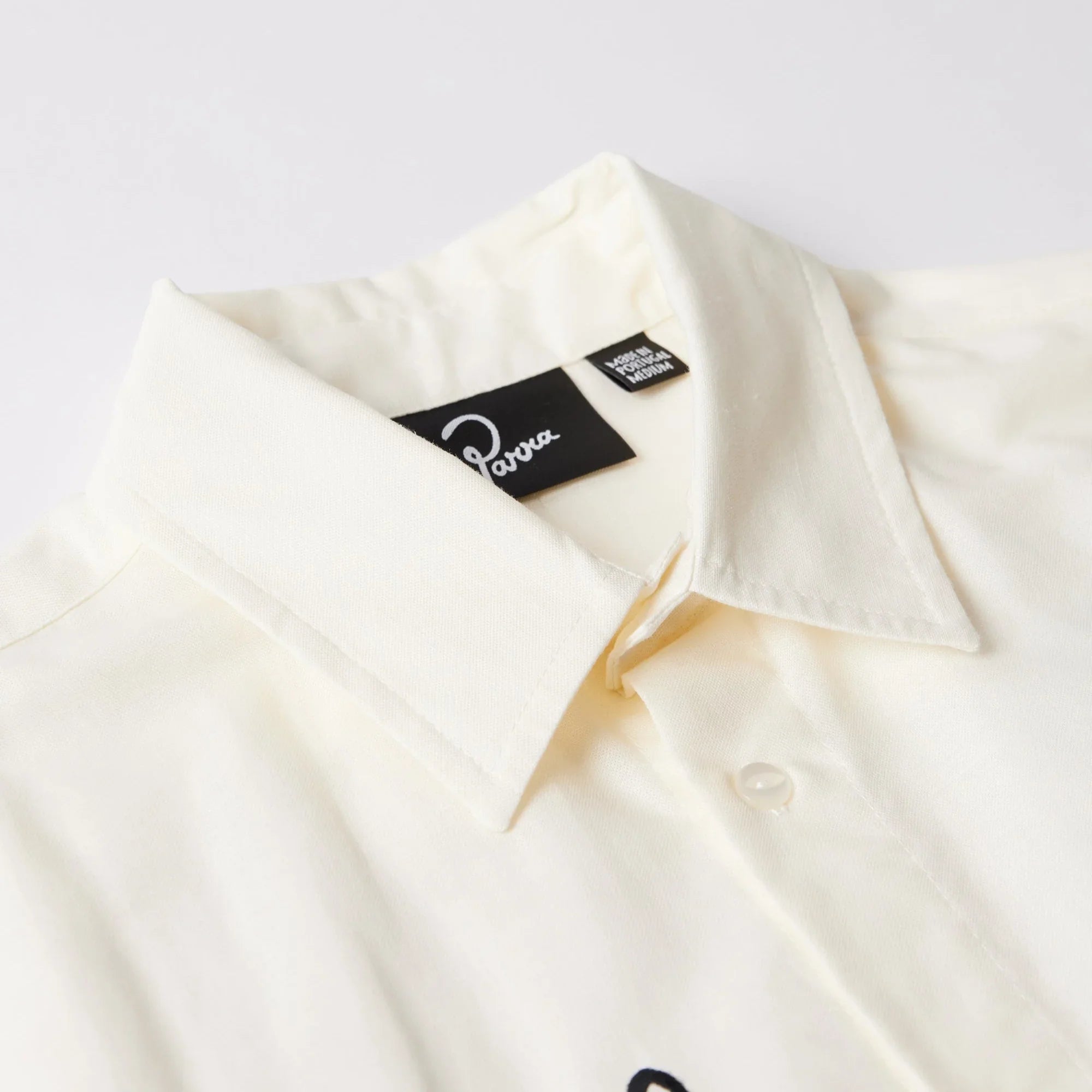 By Parra Vertical Horse Short Sleeve Shirt - Off White