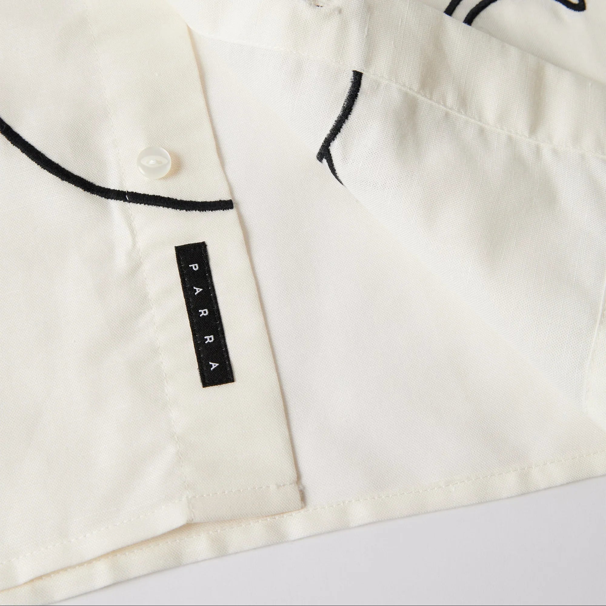 By Parra Vertical Horse Short Sleeve Shirt - Off White