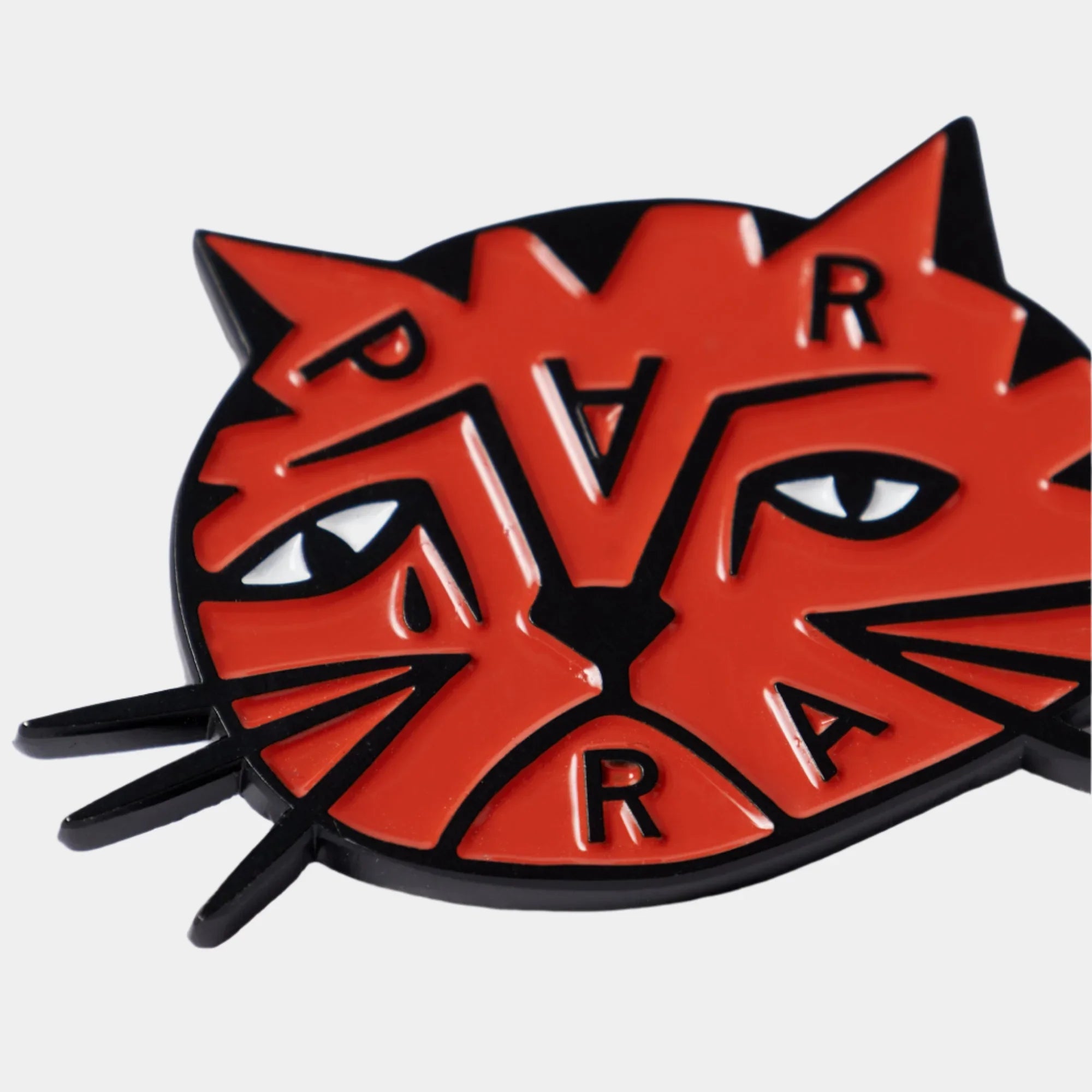 By Parra Sad Cat Enamel Pin - Orange