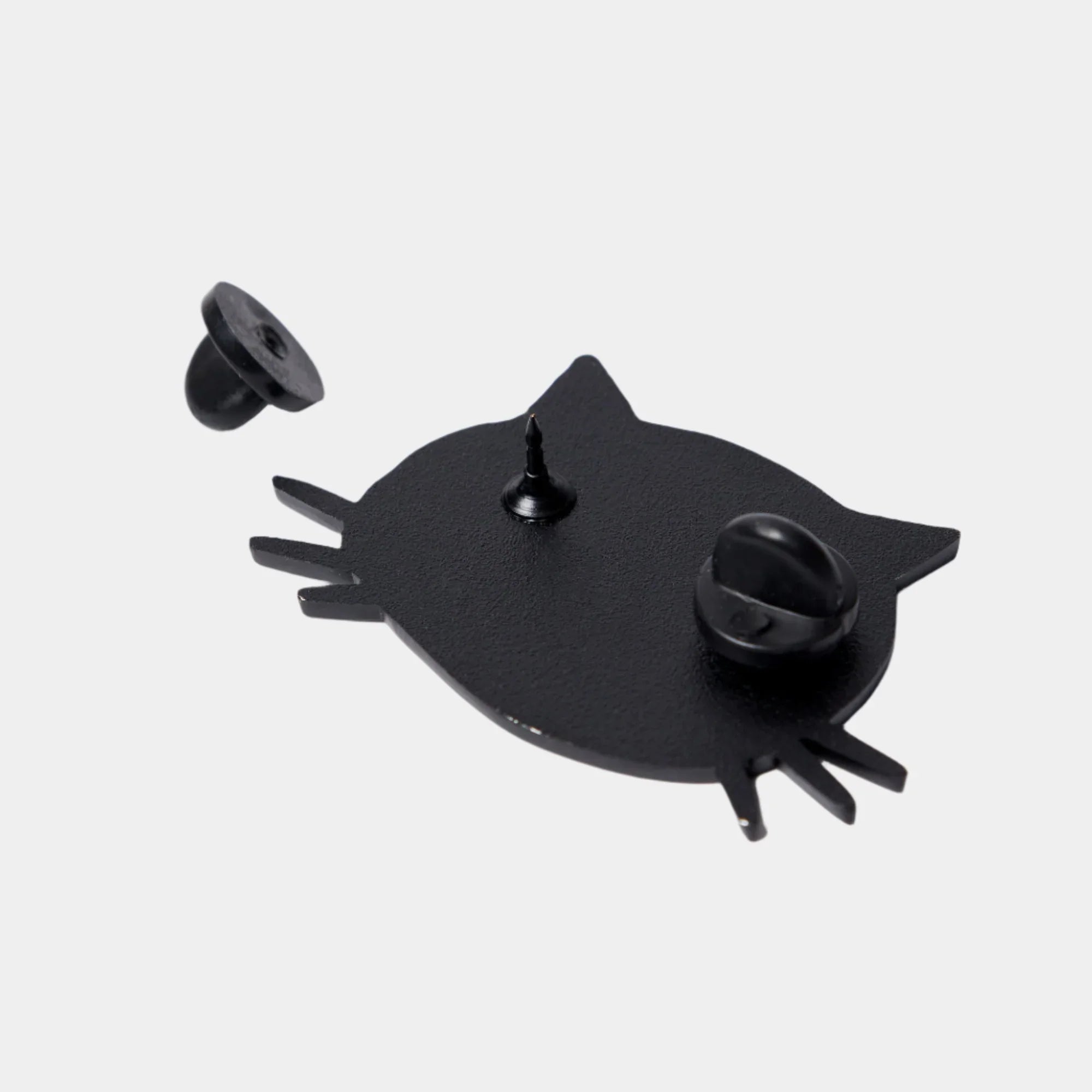 By Parra Sad Cat Enamel Pin - Orange